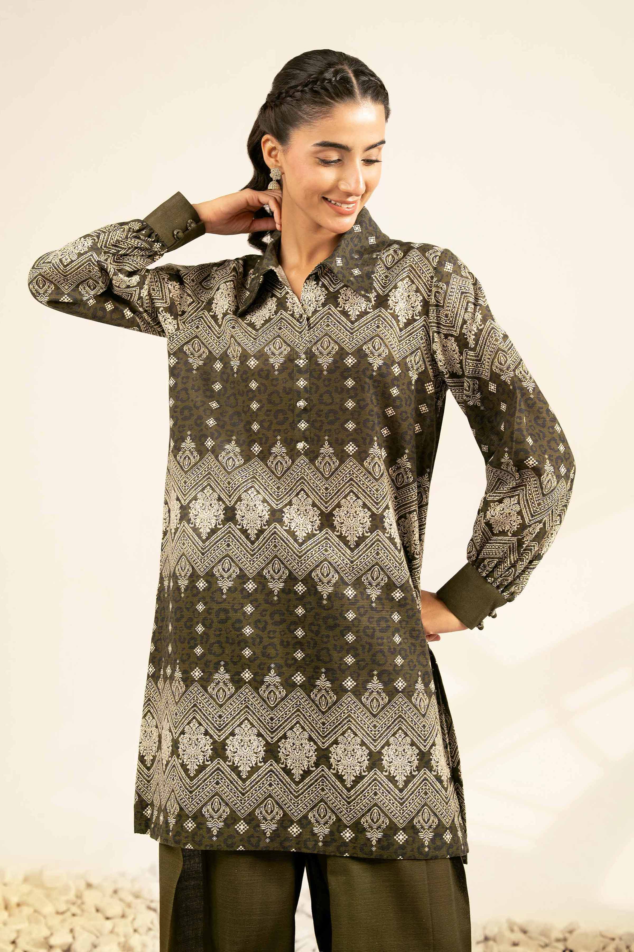 2 Piece - Printed Suit - 42502324 for Women - Unstitched Collection | Nishat | Shop Online