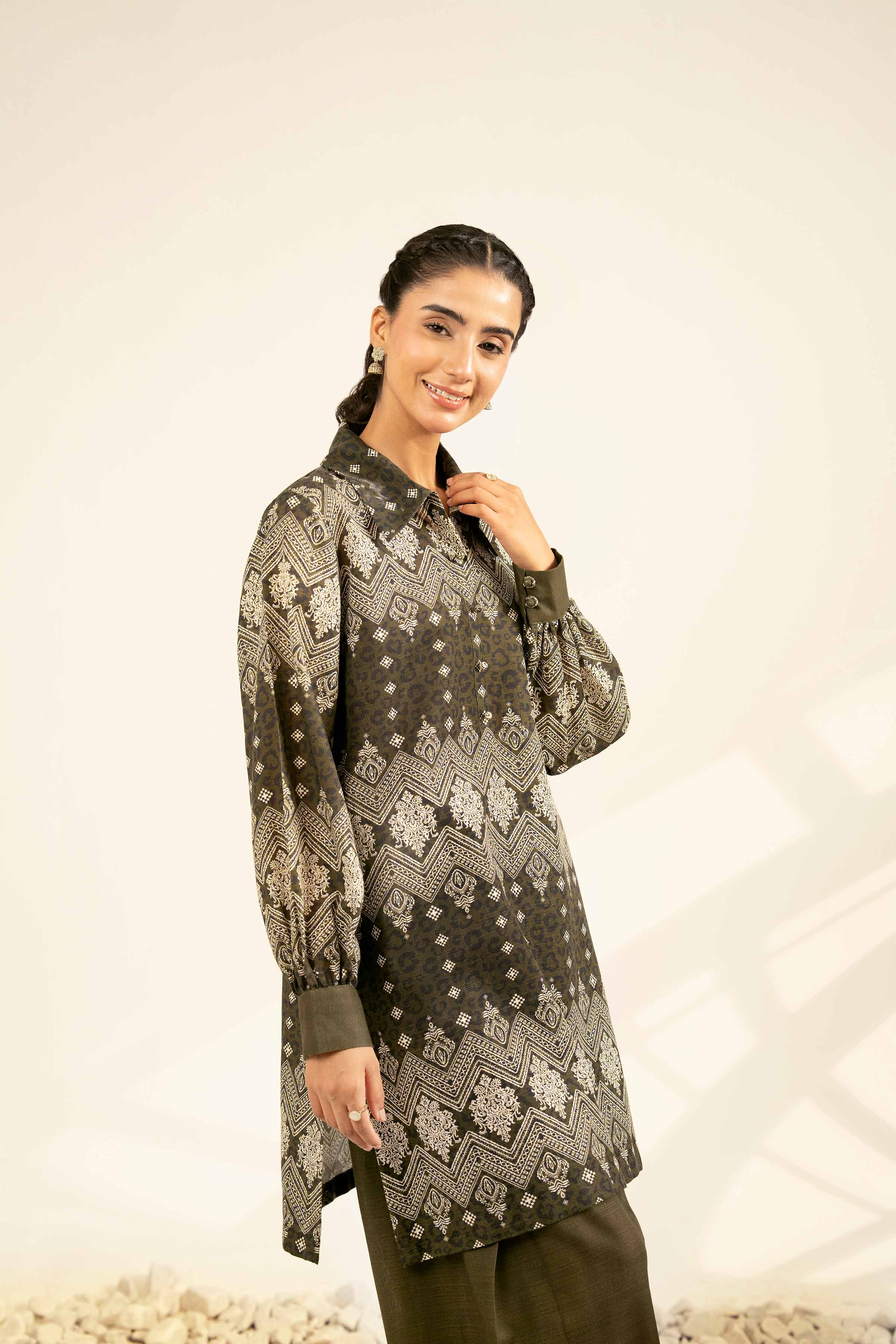 2 Piece - Printed Suit - 42502324 for Women - Unstitched Collection | Nishat | Shop Online