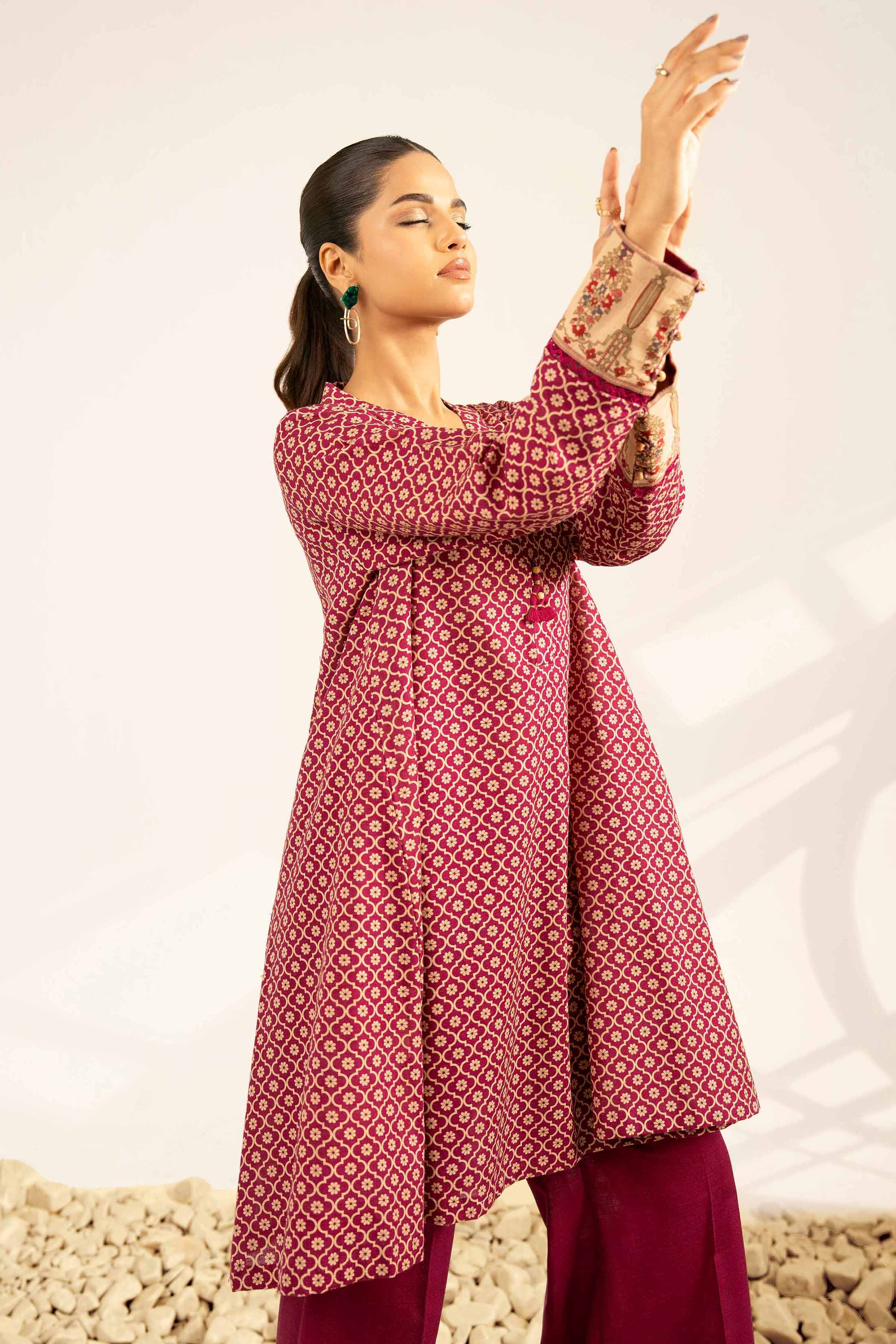 2 Piece - Printed Suit - 42502325 for Women - Unstitched Collection | Nishat | Shop Online
