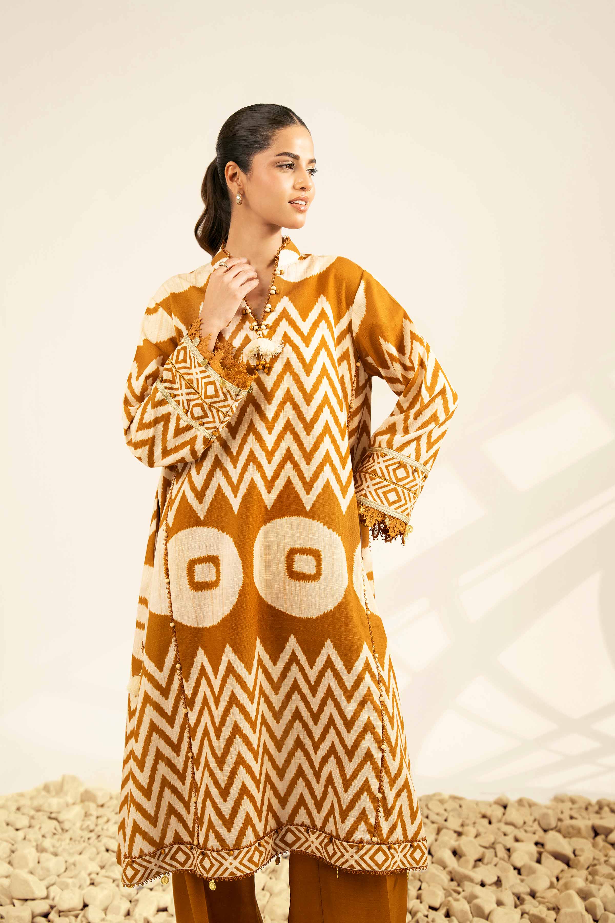 2 Piece - Printed Suit - 42502327 for Women - Unstitched Collection | Nishat | Shop Online