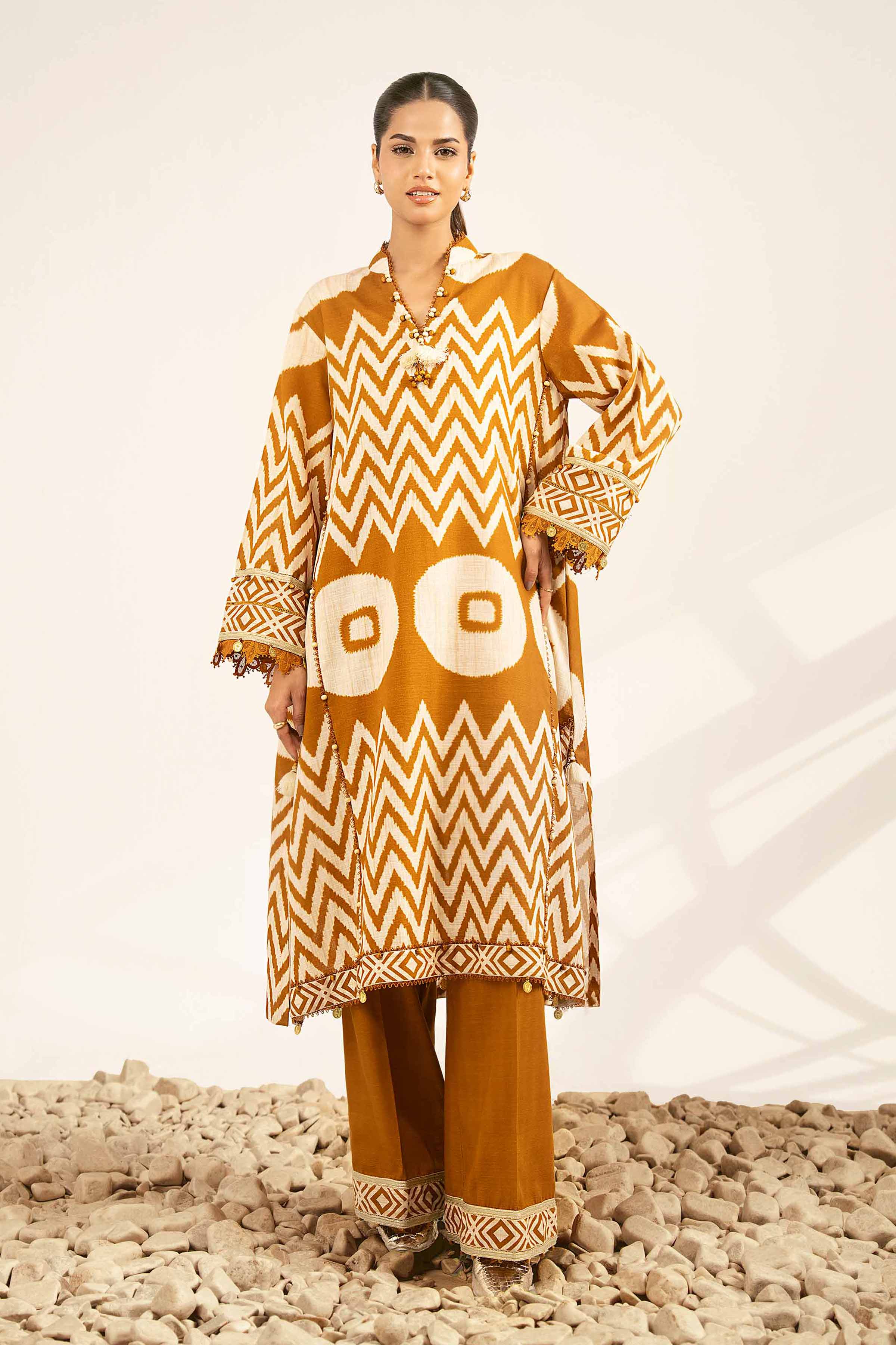 2 Piece - Printed Suit - 42502327 for Women - Unstitched Collection | Nishat | Shop Online
