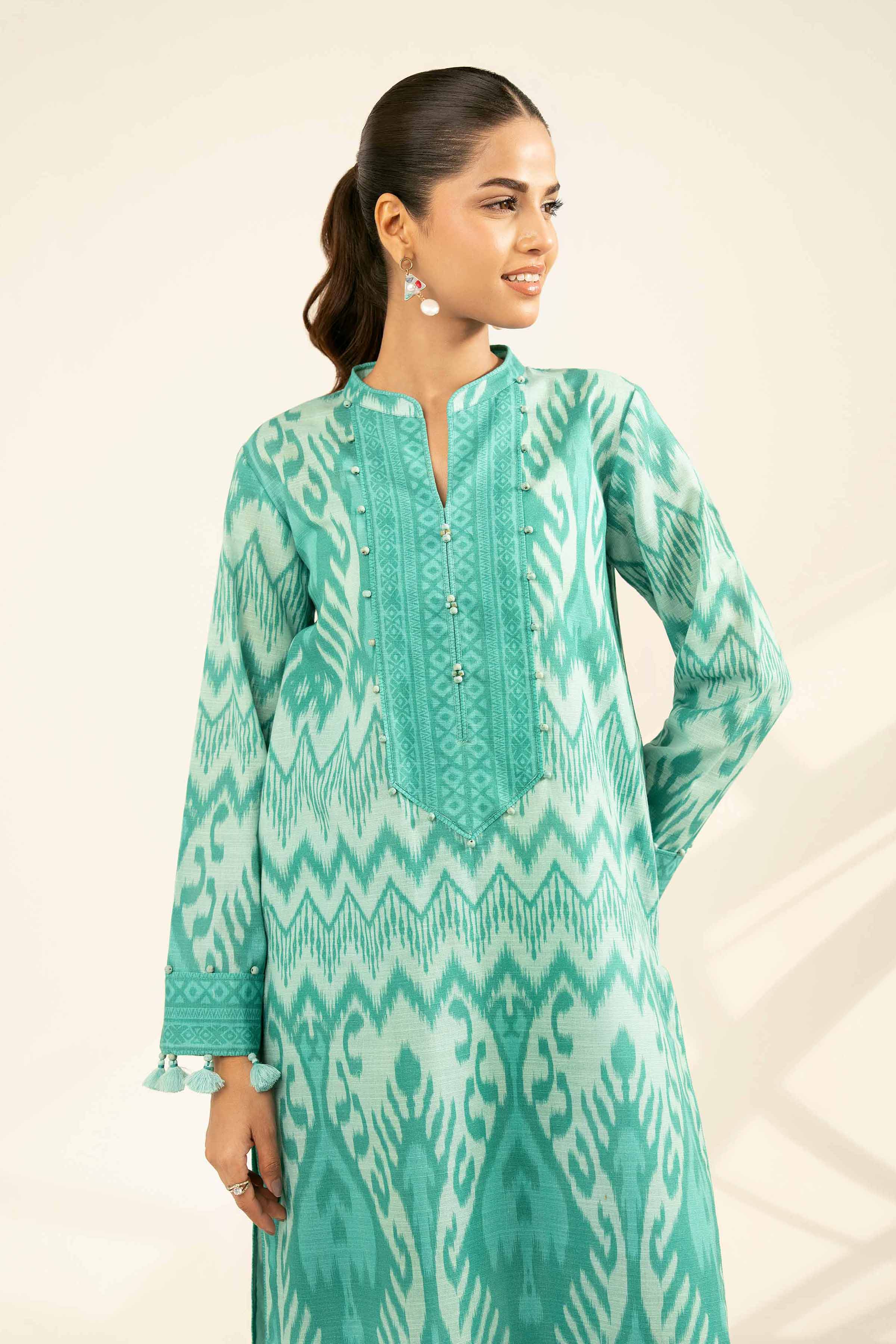 2 Piece - Printed Suit - 42502329 for Women - Unstitched Collection | Nishat | Shop Online