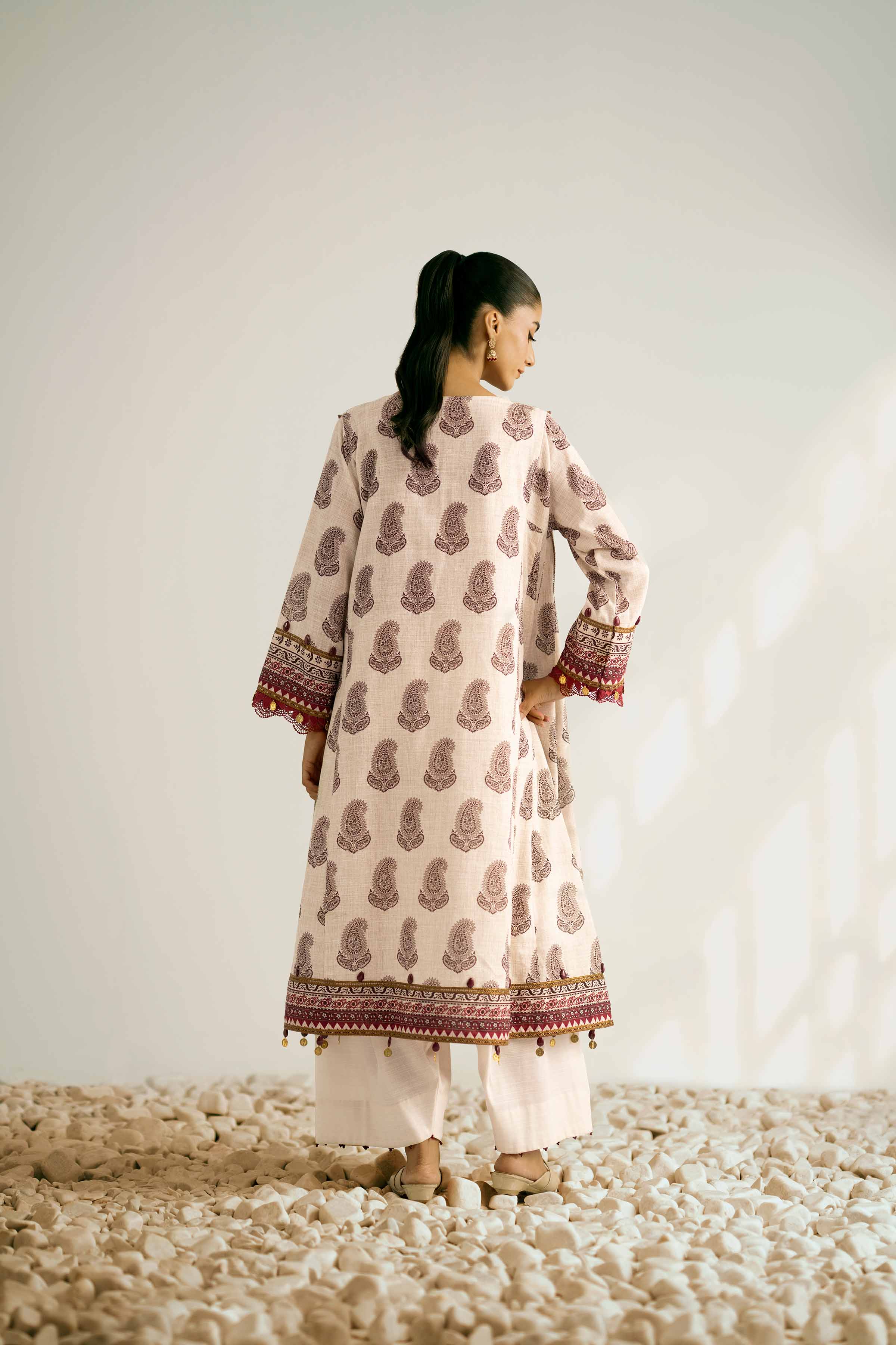 2 Piece - Printed Suit - 42502331 for Women - Unstitched Collection | Nishat | Shop Online