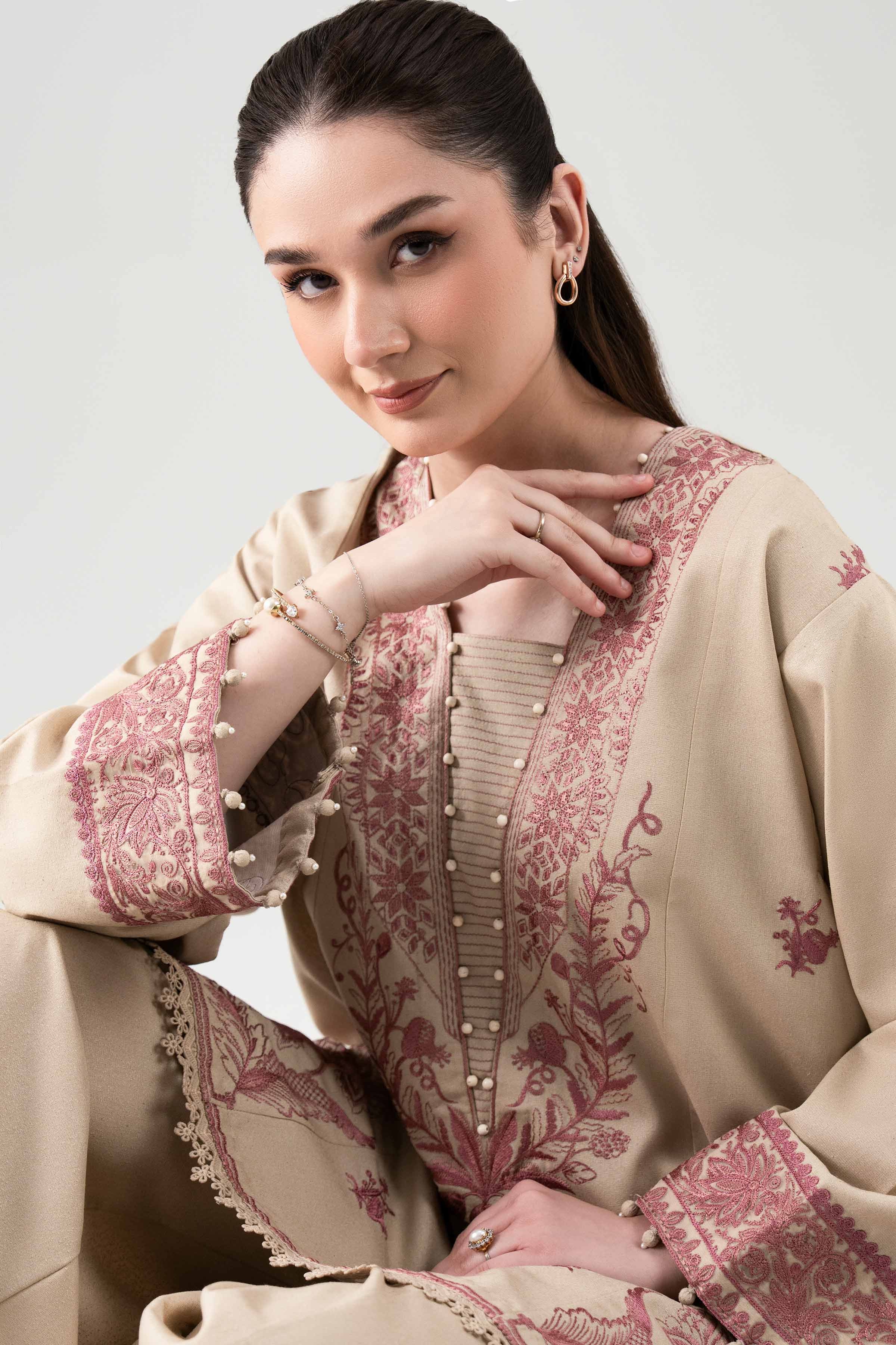 2 Piece - Embroidered Suit - 42502334 for Women - Unstitched Collection | Nishat | Shop Online