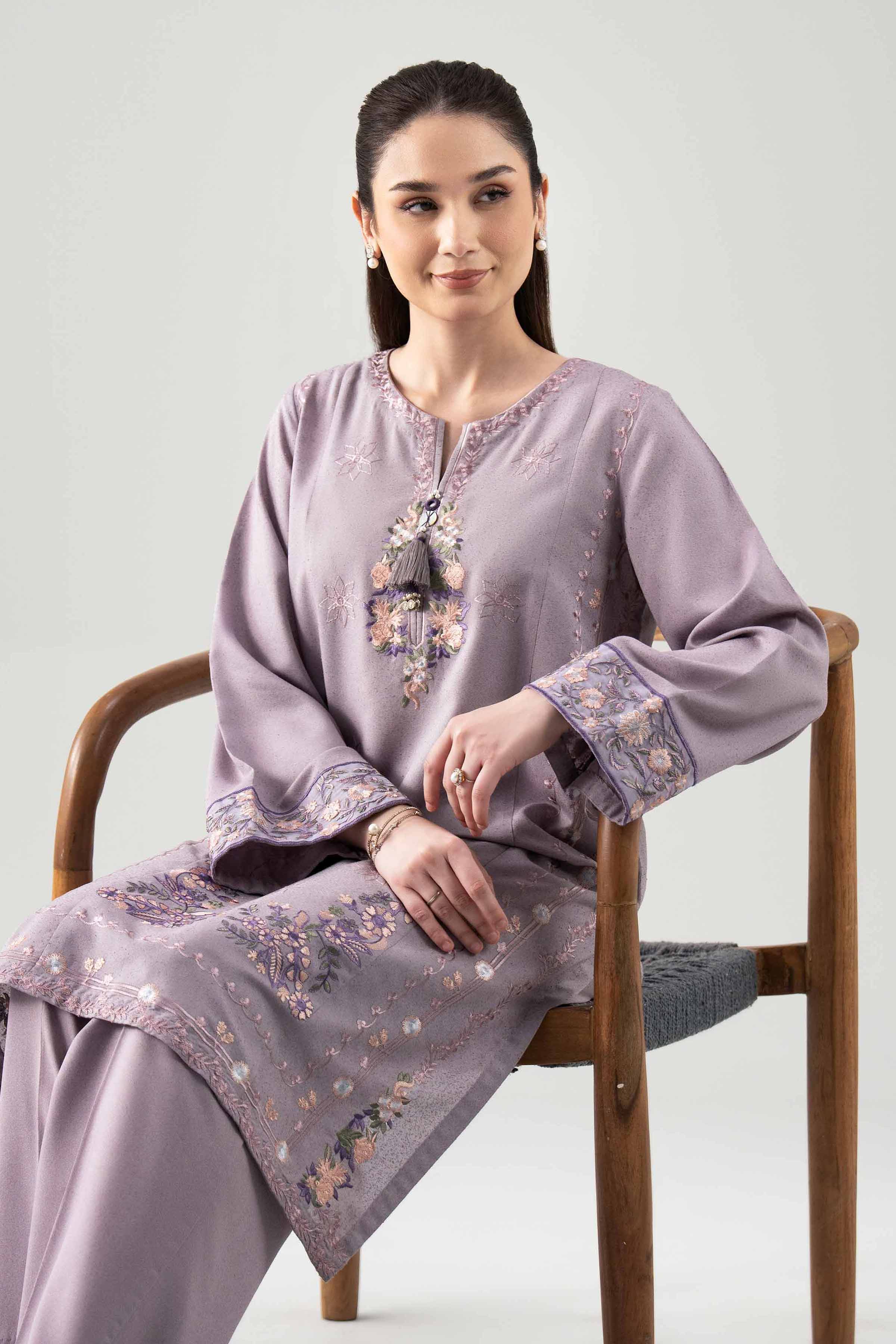 2 Piece - Embroidered Suit - 42502338 for Women - Unstitched Collection | Nishat | Shop Online