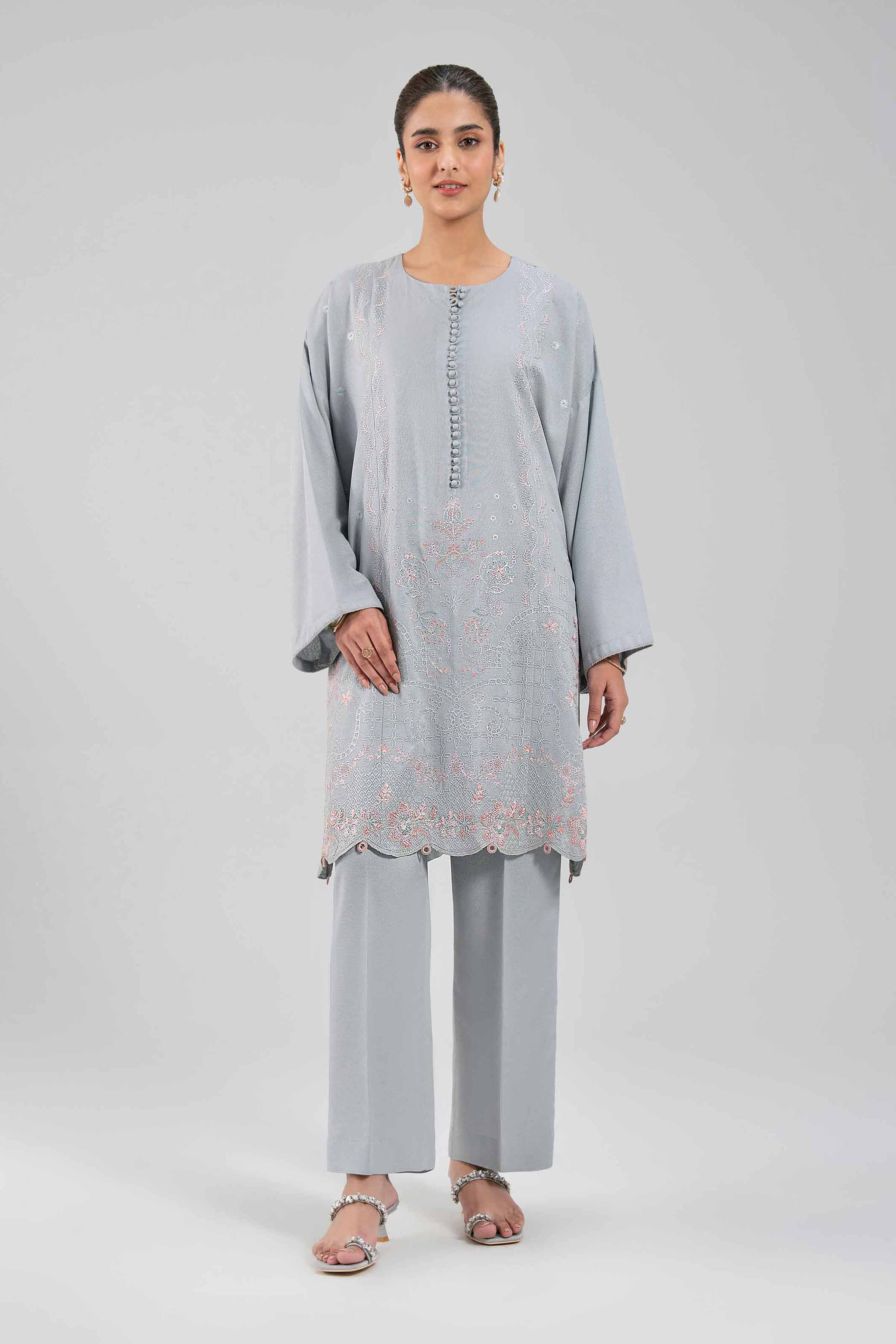 2 Piece - Embroidered Suit - 42502340 for Women - Unstitched Collection | Nishat | Shop Online