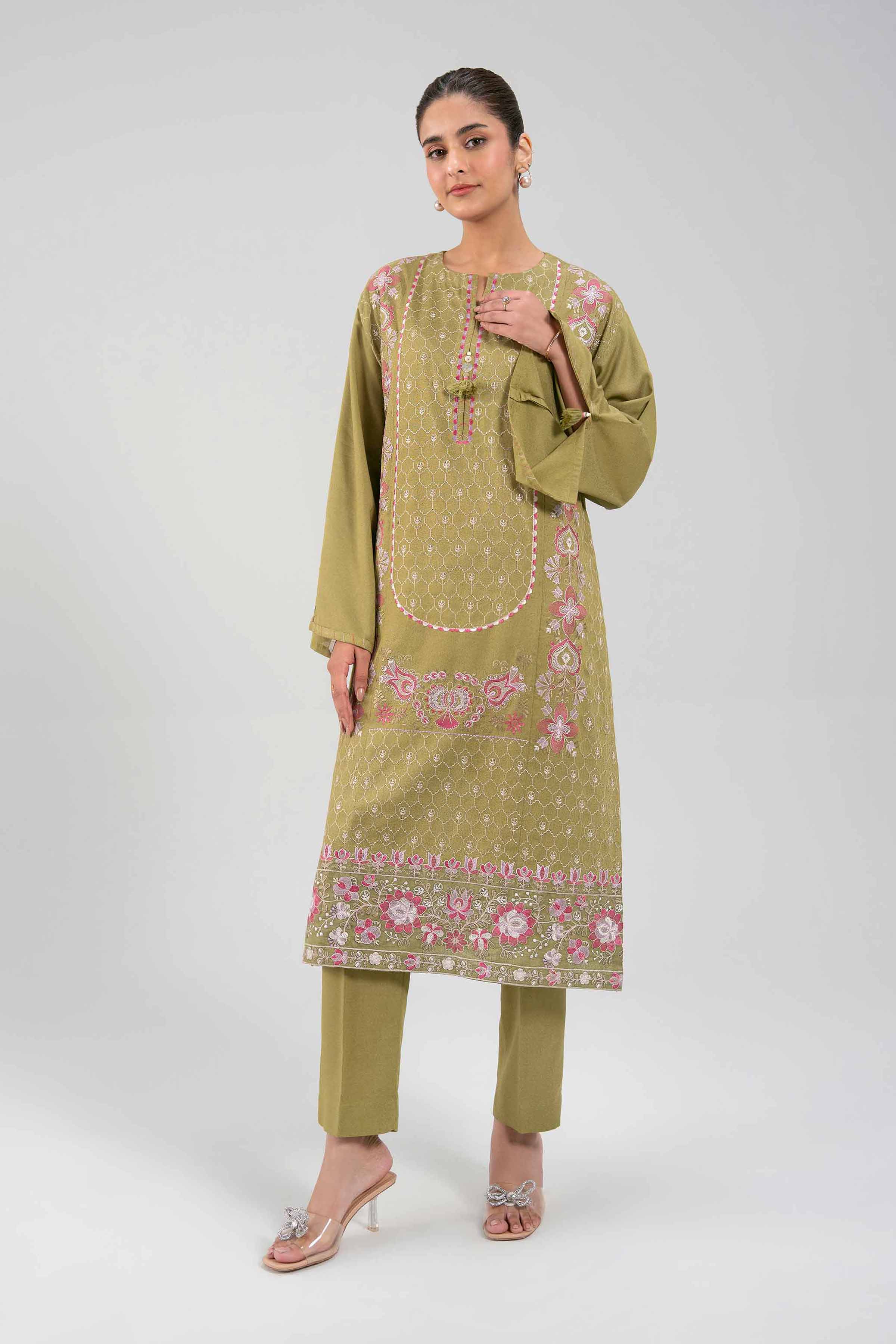 2 Piece - Embroidered Suit - 42502343