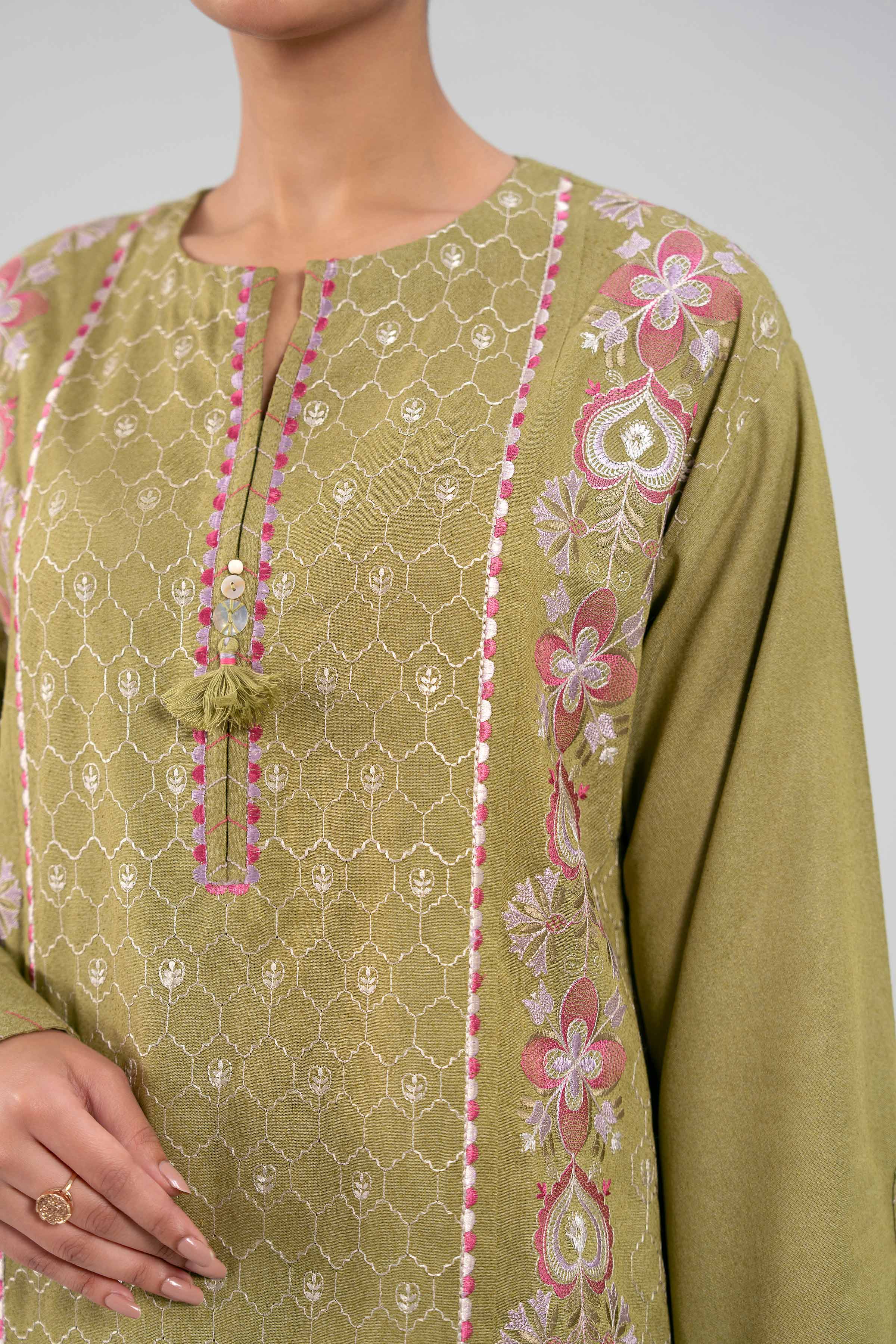 2 Piece - Embroidered Suit - 42502343