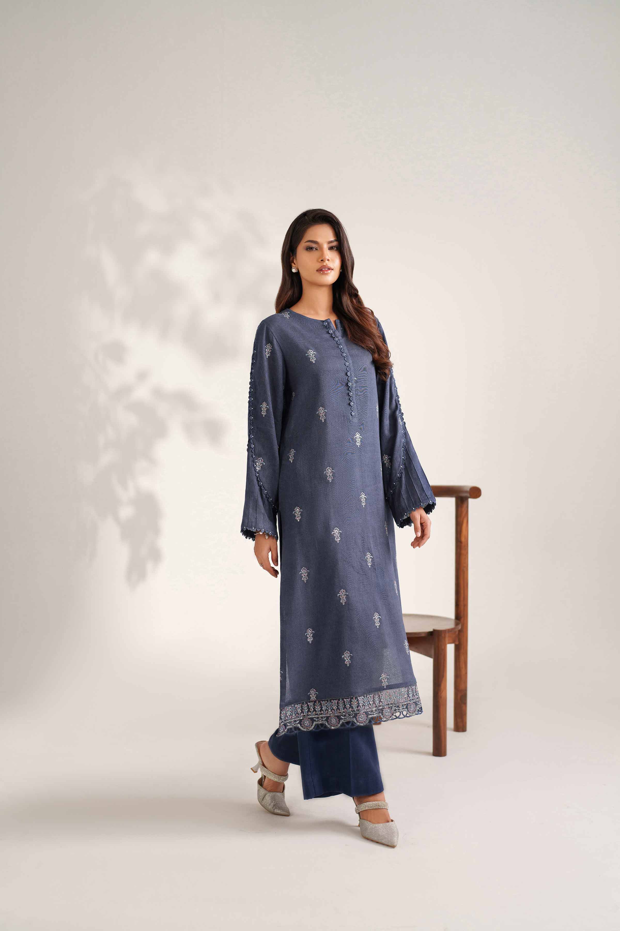 2 Piece - Embroidered Suit - 42502344 for Women - Unstitched Collection | Nishat | Shop Online