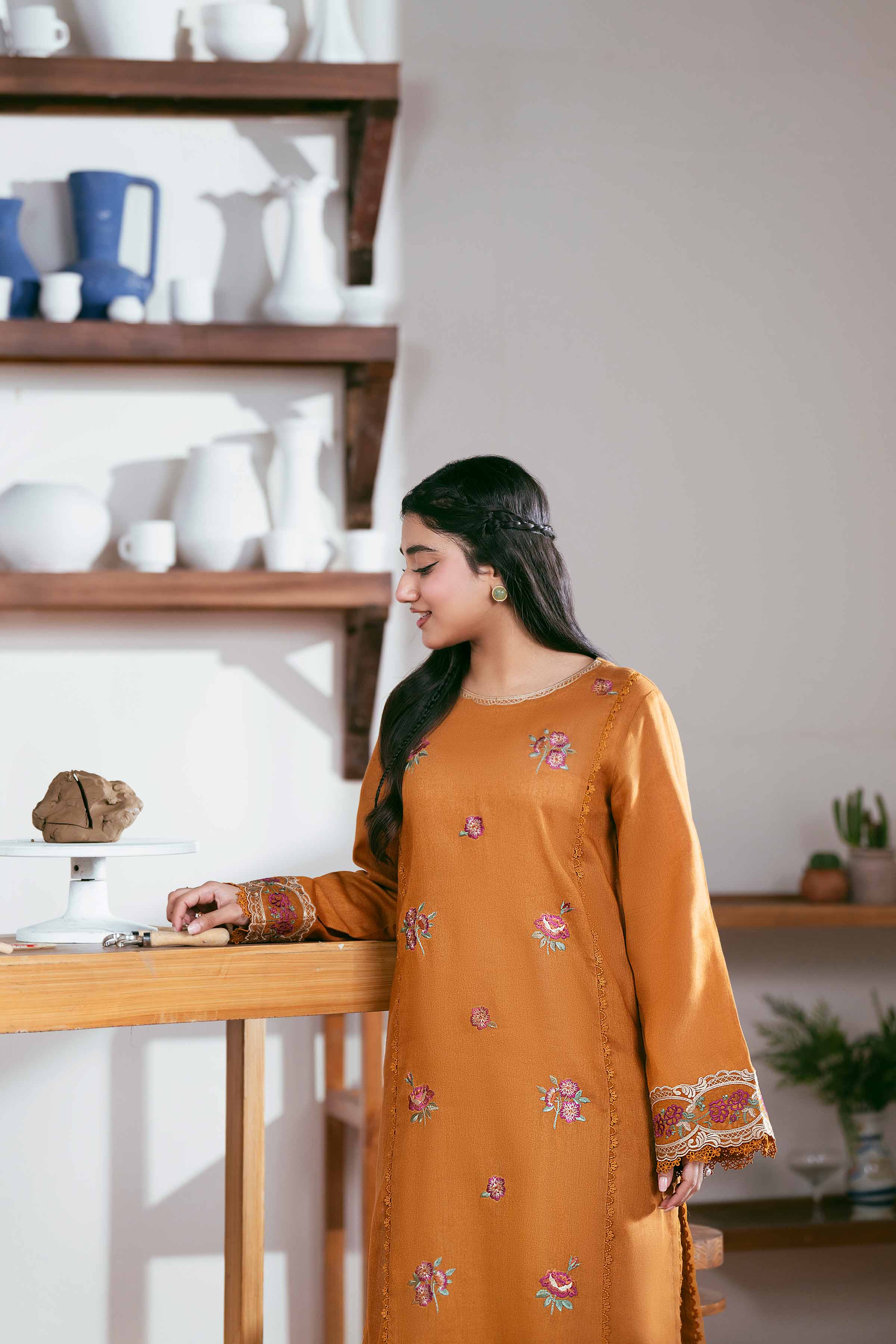 2 Piece - Embroidered Suit - 42502346 for Women - Unstitched Collection | Nishat | Shop Online