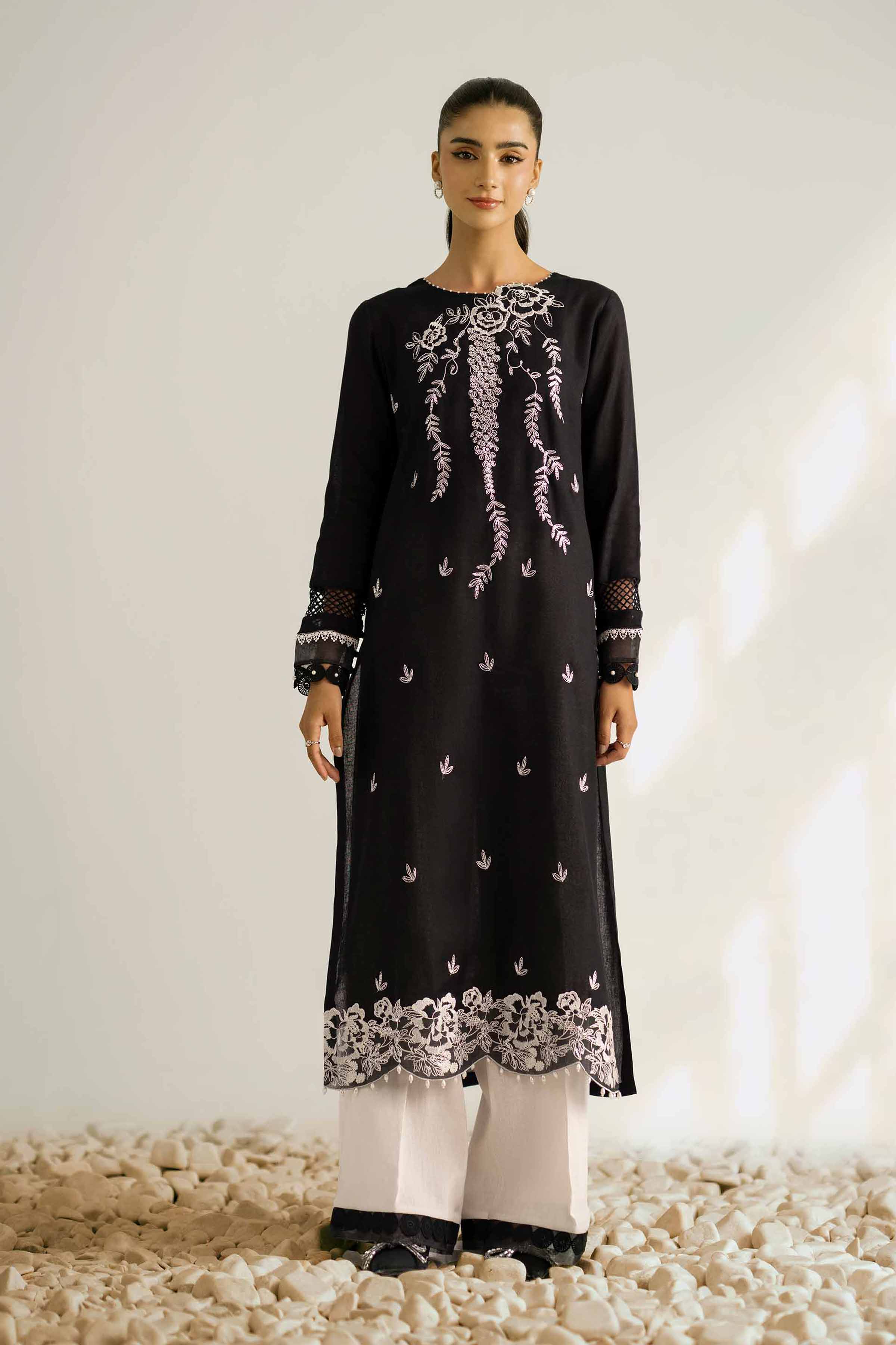 2 Piece - Embroidered Suit - 42502348 for Women - Unstitched Collection | Nishat | Shop Online