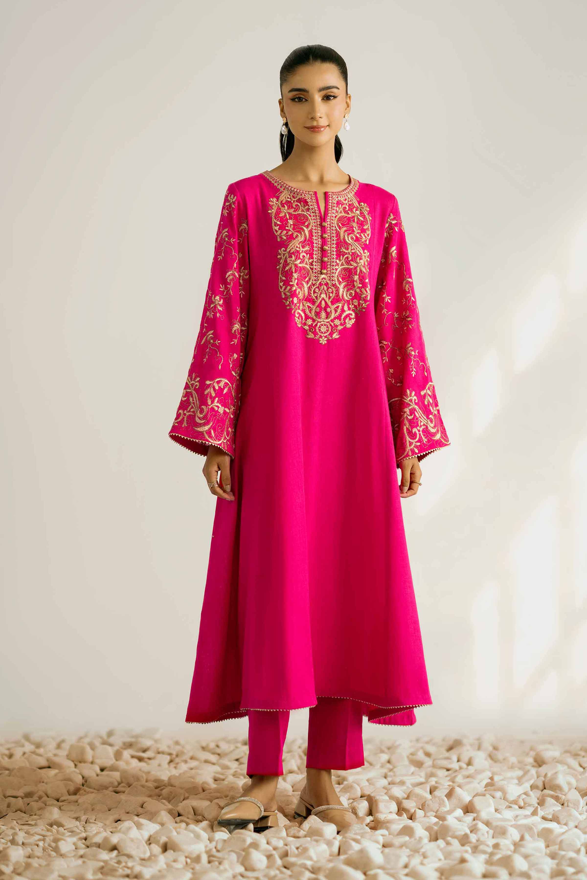 2 Piece - Embroidered Suit - 42502349 for Women - Unstitched Collection | Nishat | Shop Online