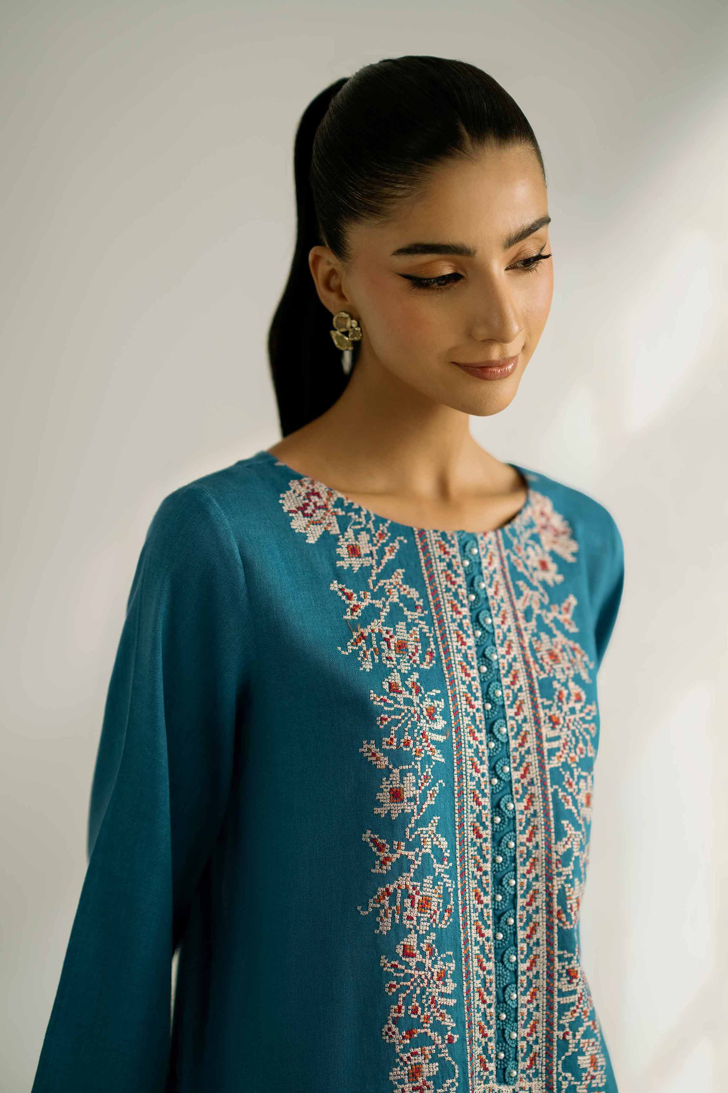 2 Piece - Embroidered Suit - 42502351 for Women - Unstitched Collection | Nishat | Shop Online