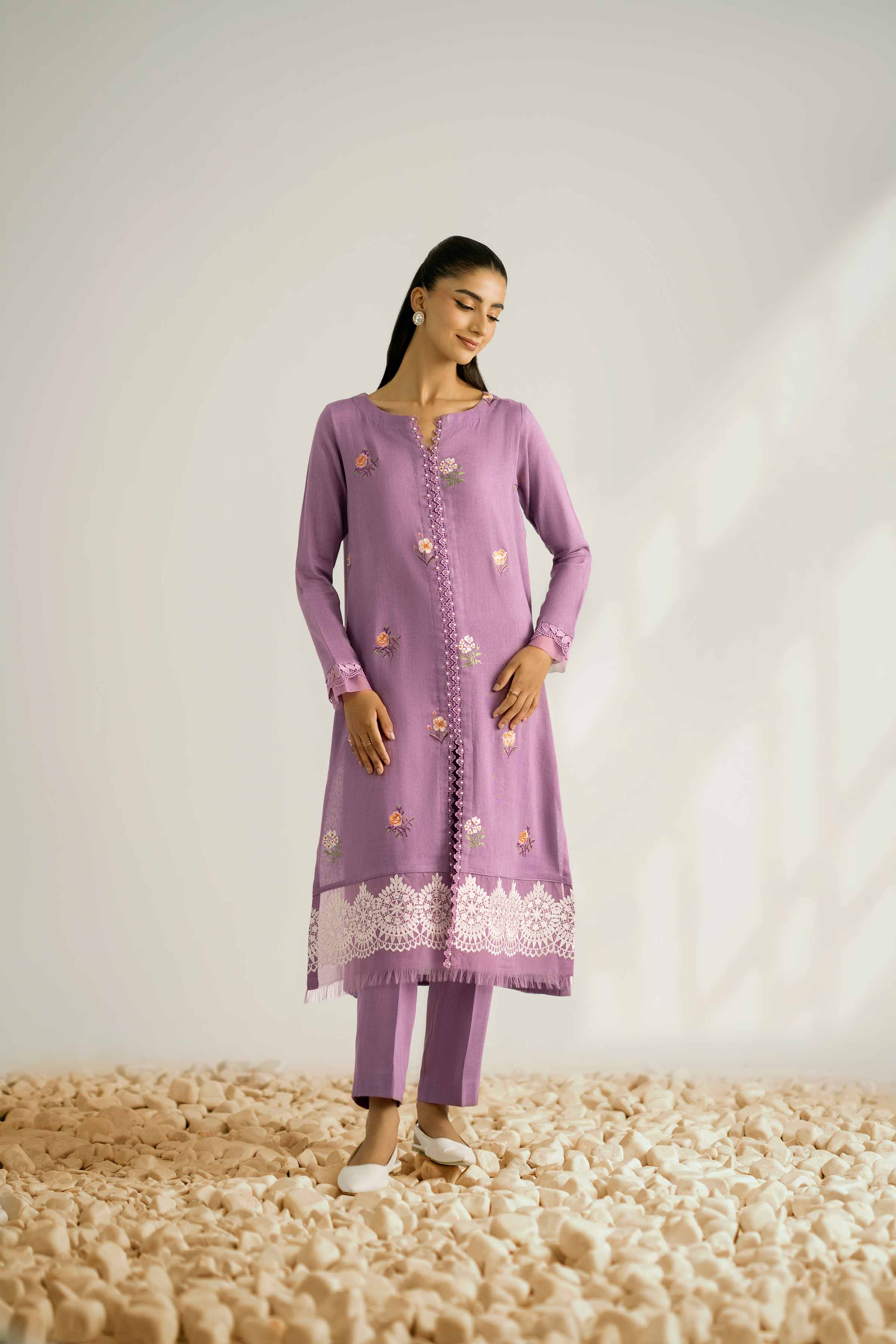 2 Piece - Embroidered Suit - 42502352 for Women - Unstitched Collection | Nishat | Shop Online