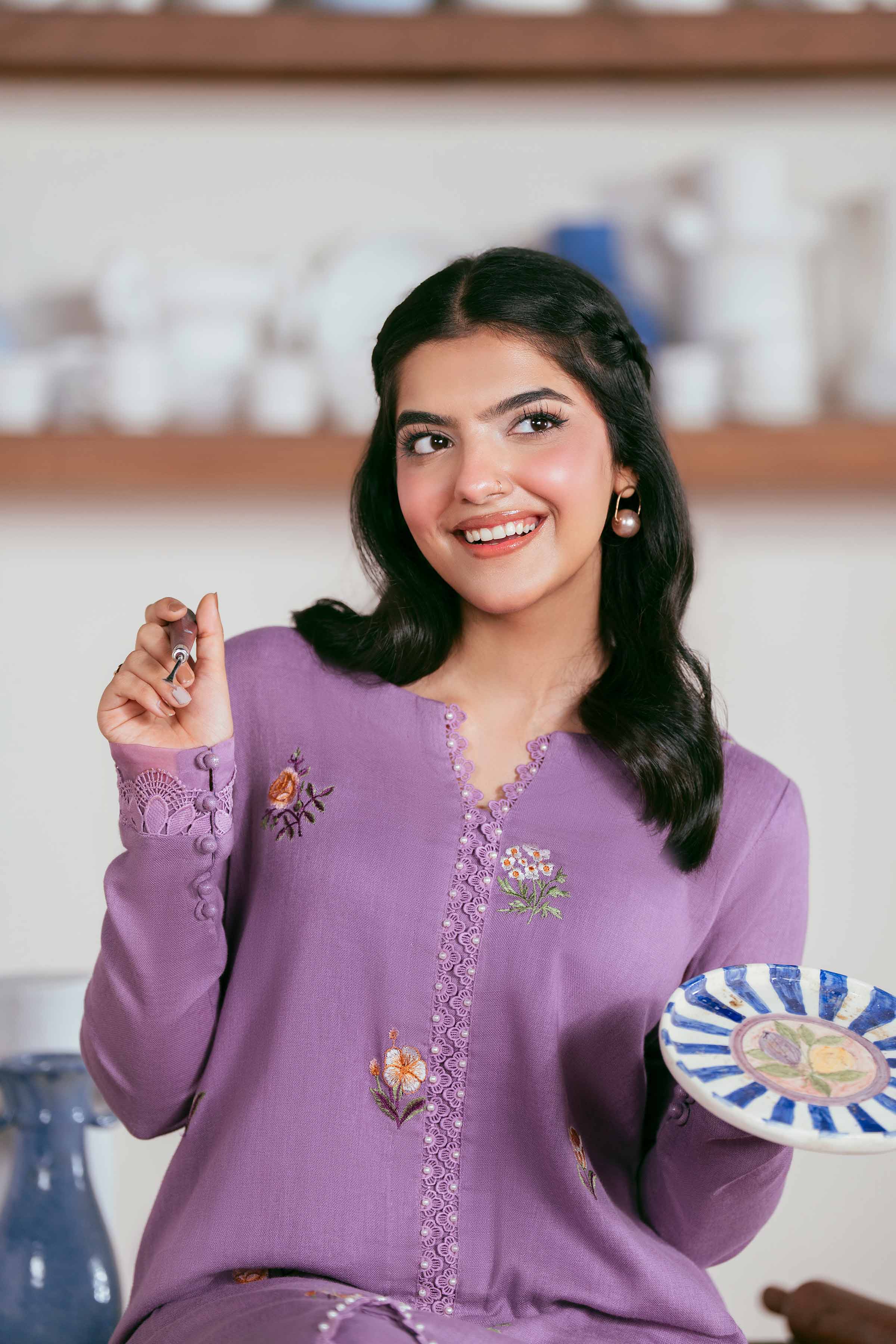 2 Piece - Embroidered Suit - 42502352 for Women - Unstitched Collection | Nishat | Shop Online