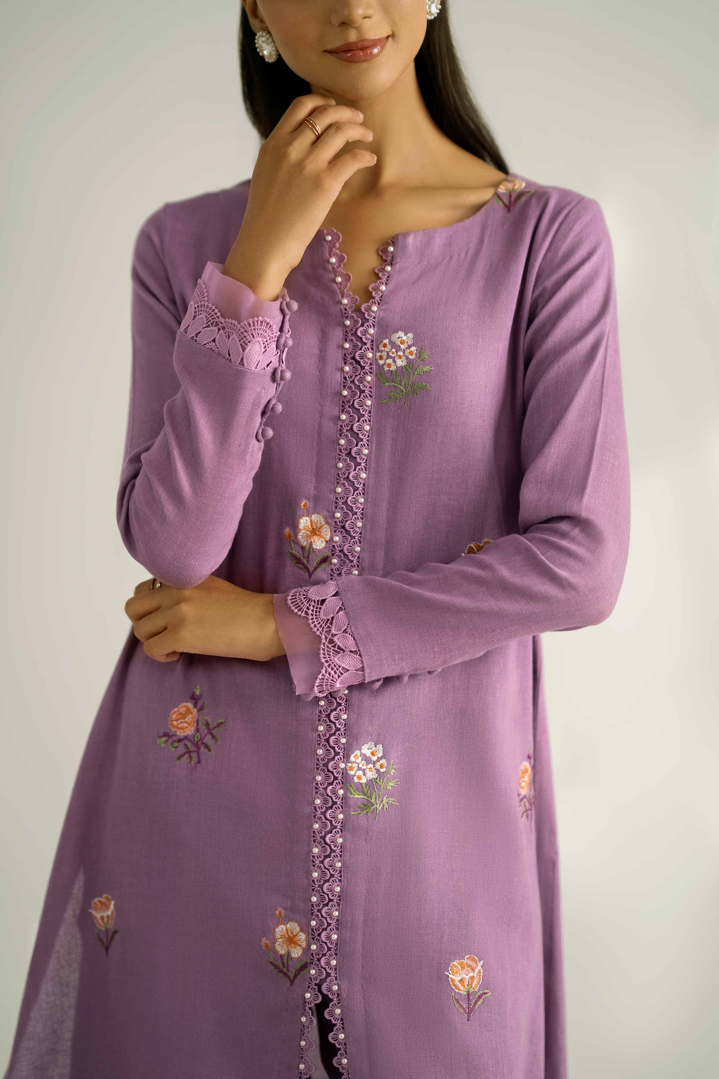 2 Piece - Embroidered Suit - 42502352 for Women - Unstitched Collection | Nishat | Shop Online