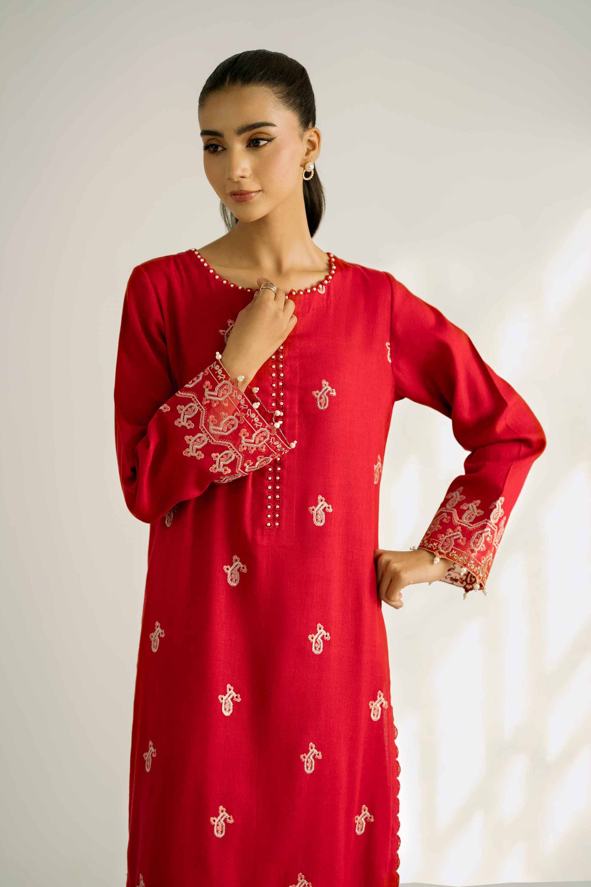2 Piece - Embroidered Suit - 42502353 for Women - Unstitched Collection | Nishat | Shop Online