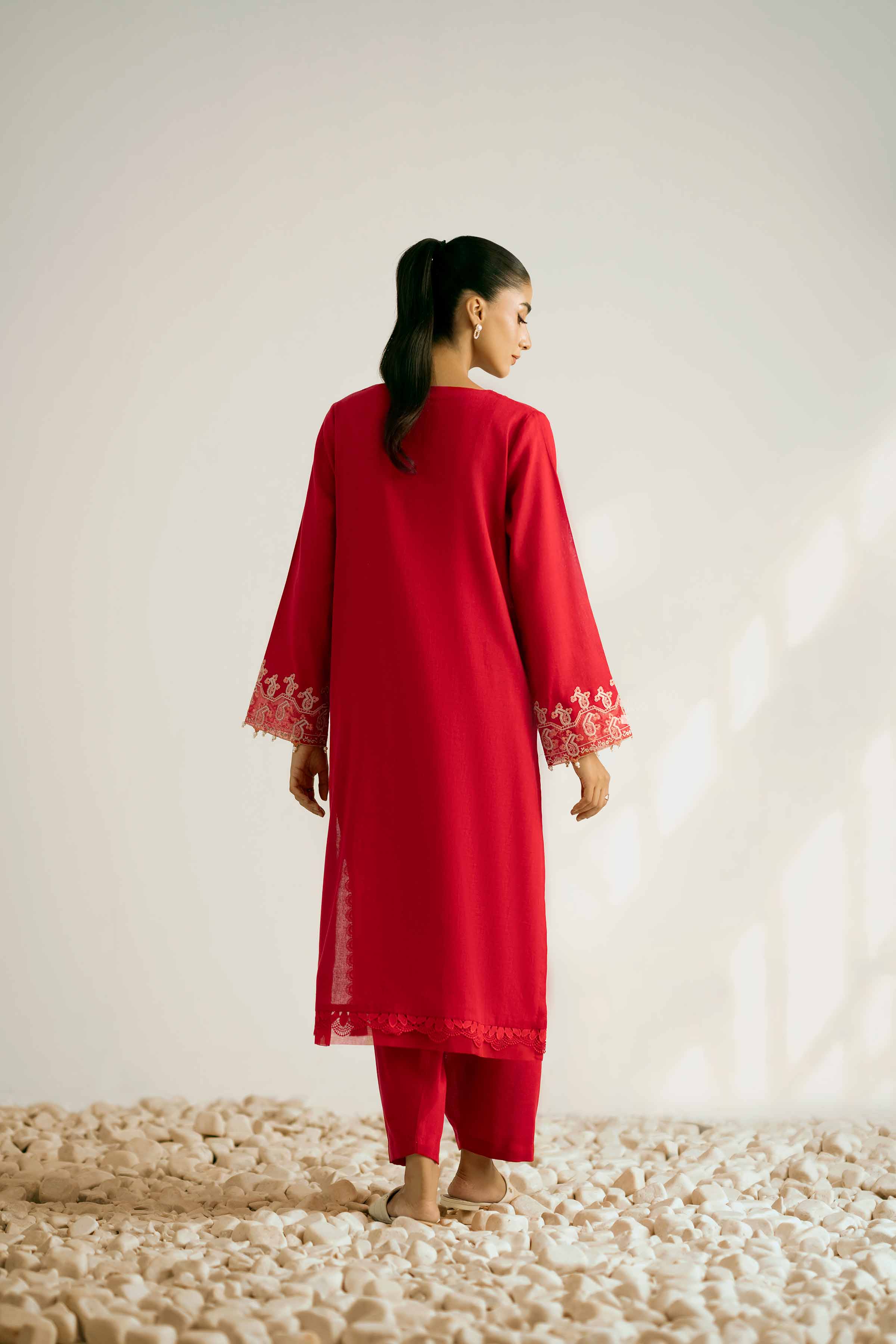 2 Piece - Embroidered Suit - 42502353 for Women - Unstitched Collection | Nishat | Shop Online