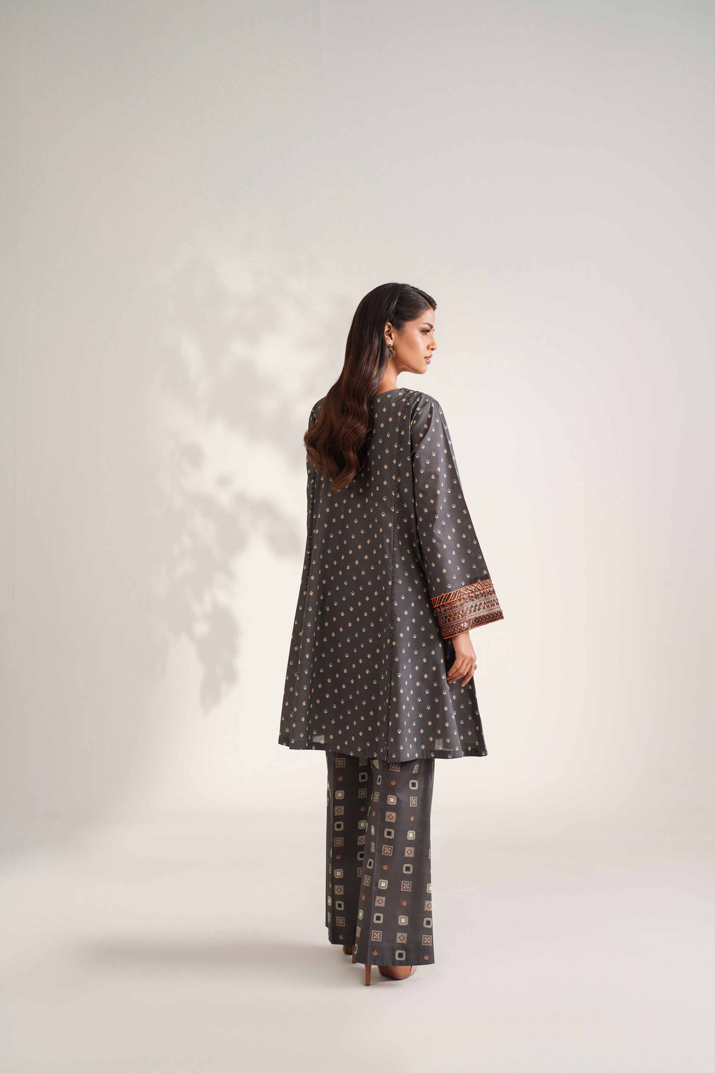 2 Piece - Printed Embroidered Suit - 42502355 for Women - Unstitched Collection | Nishat | Shop Online