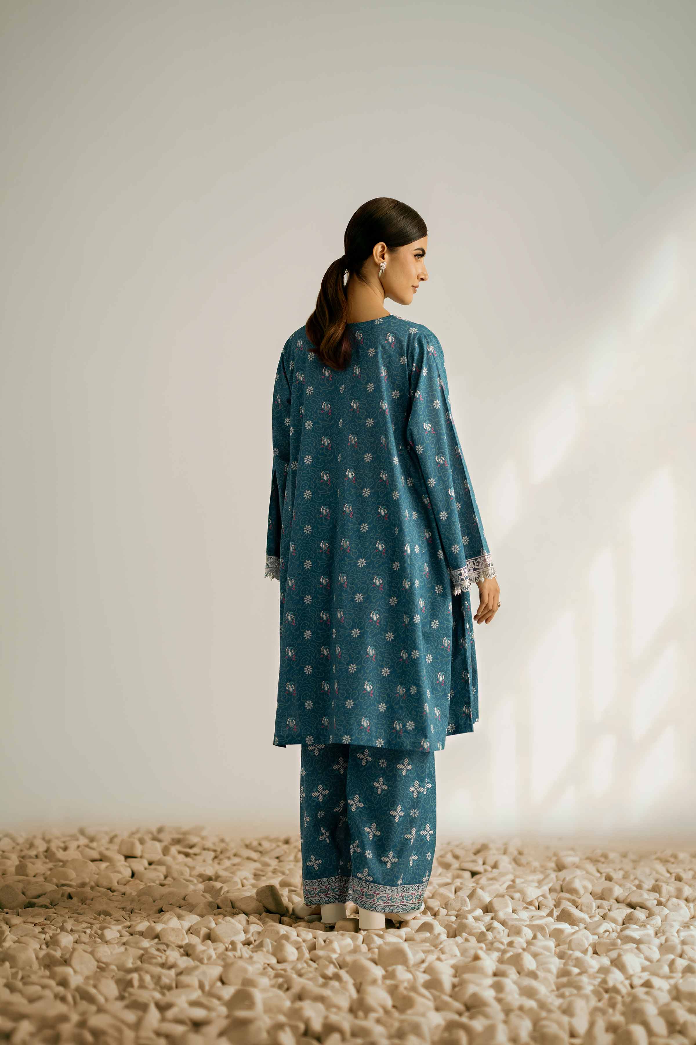 2 Piece - Printed Embroidered Suit - 42502356 for Women - Unstitched Collection | Nishat | Shop Online