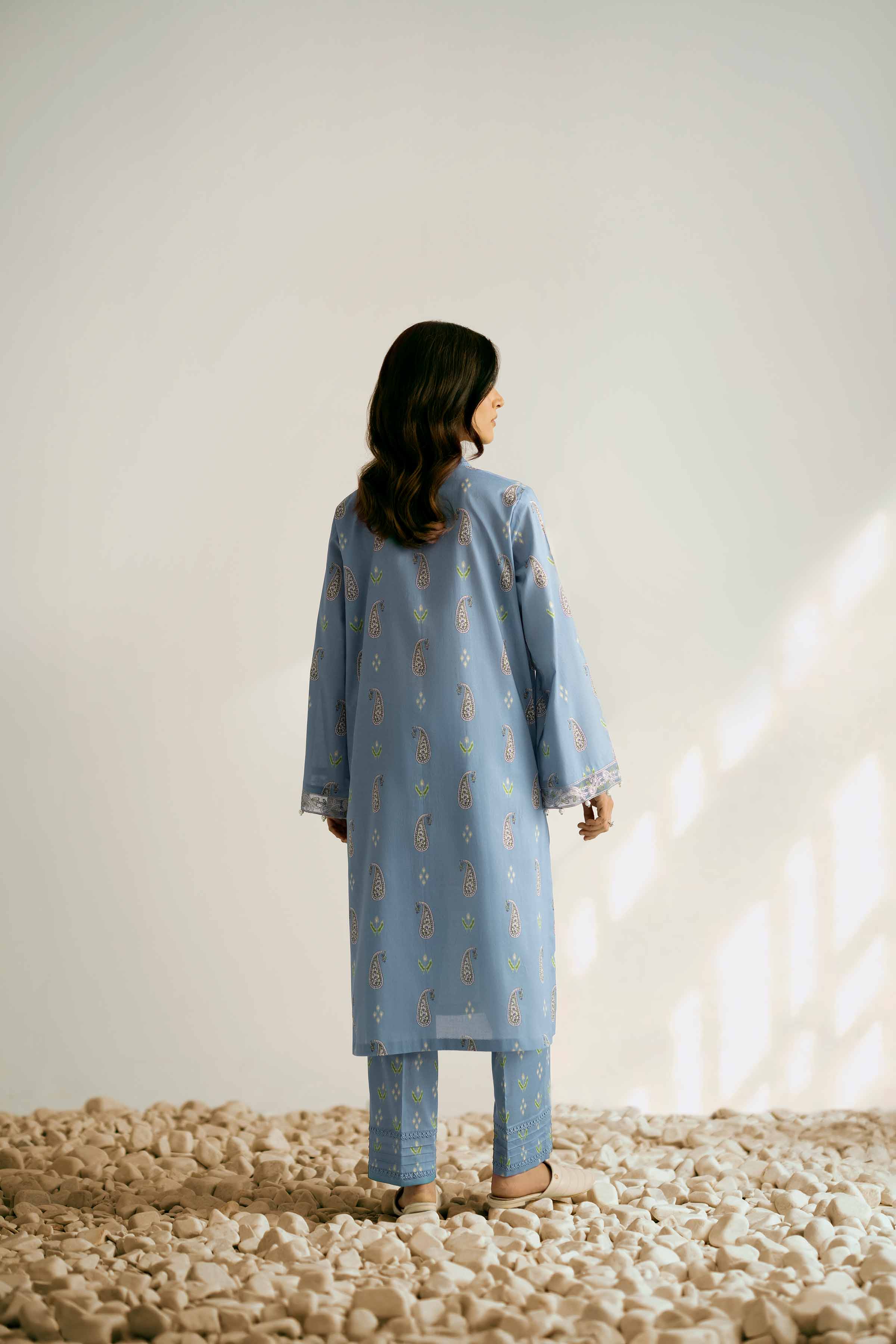 2 Piece - Printed Embroidered Suit - 42502358 for Women - Unstitched Collection | Nishat | Shop Online