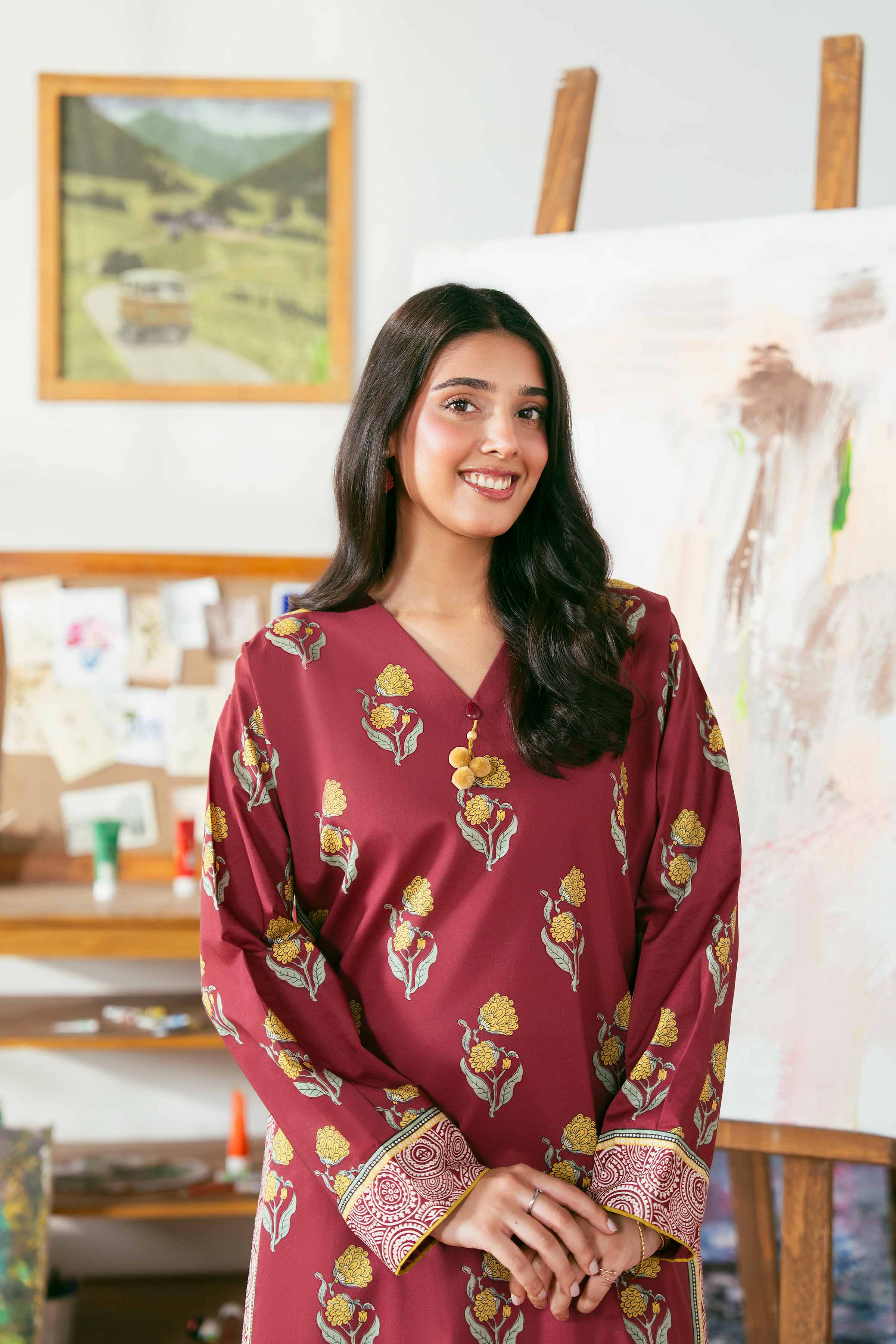 2 Piece - Printed Suit - 42502362 for Women - Unstitched Collection | Nishat | Shop Online