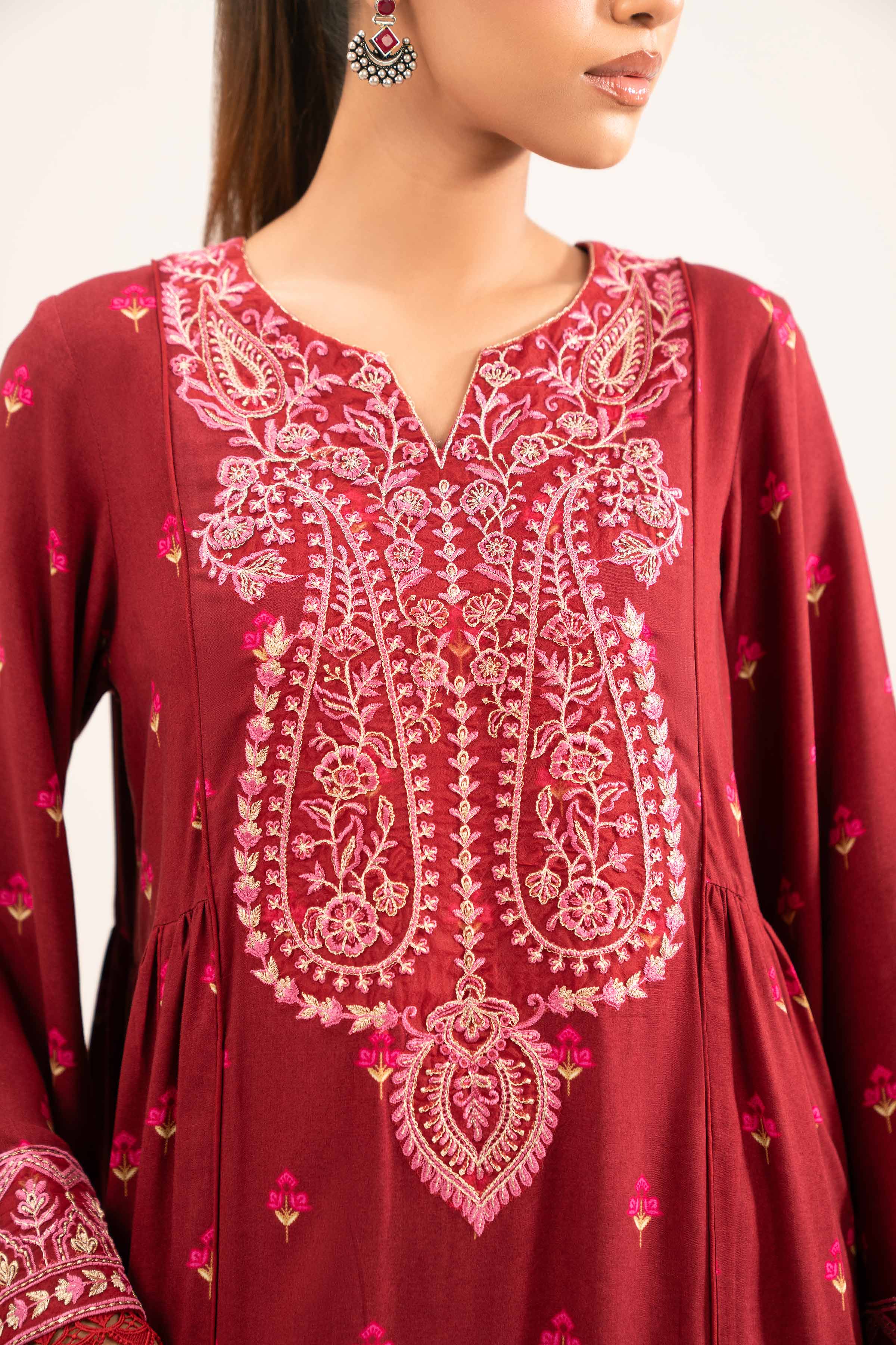 3 Piece - Printed Embroidered Suit - 42502365 for Women - Unstitched Collection | Nishat | Shop Online