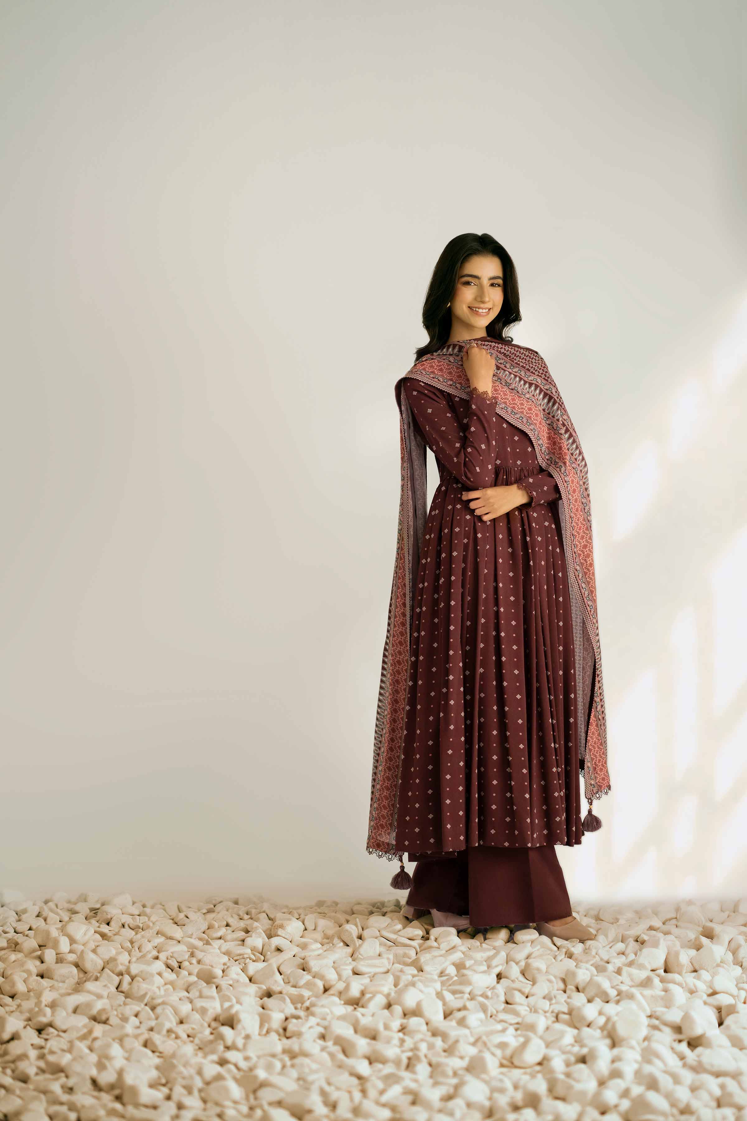3 Piece - Printed Suit - 42502370 for Women - Unstitched Collection | Nishat | Shop Online