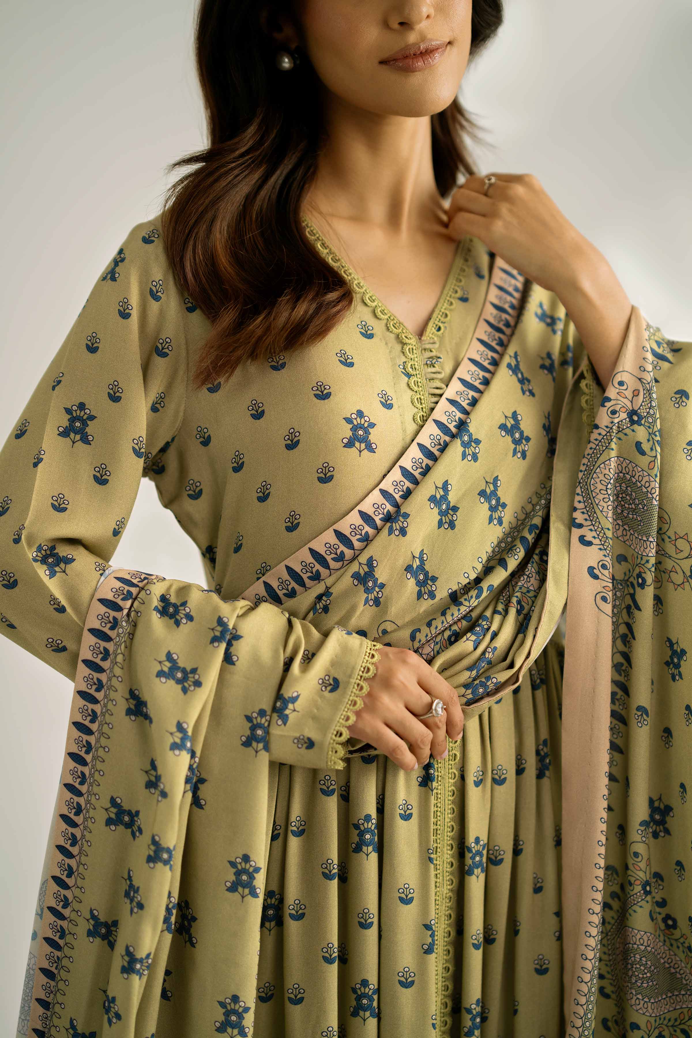 3 Piece - Printed Suit - 42502371 for Women - Unstitched Collection | Nishat | Shop Online
