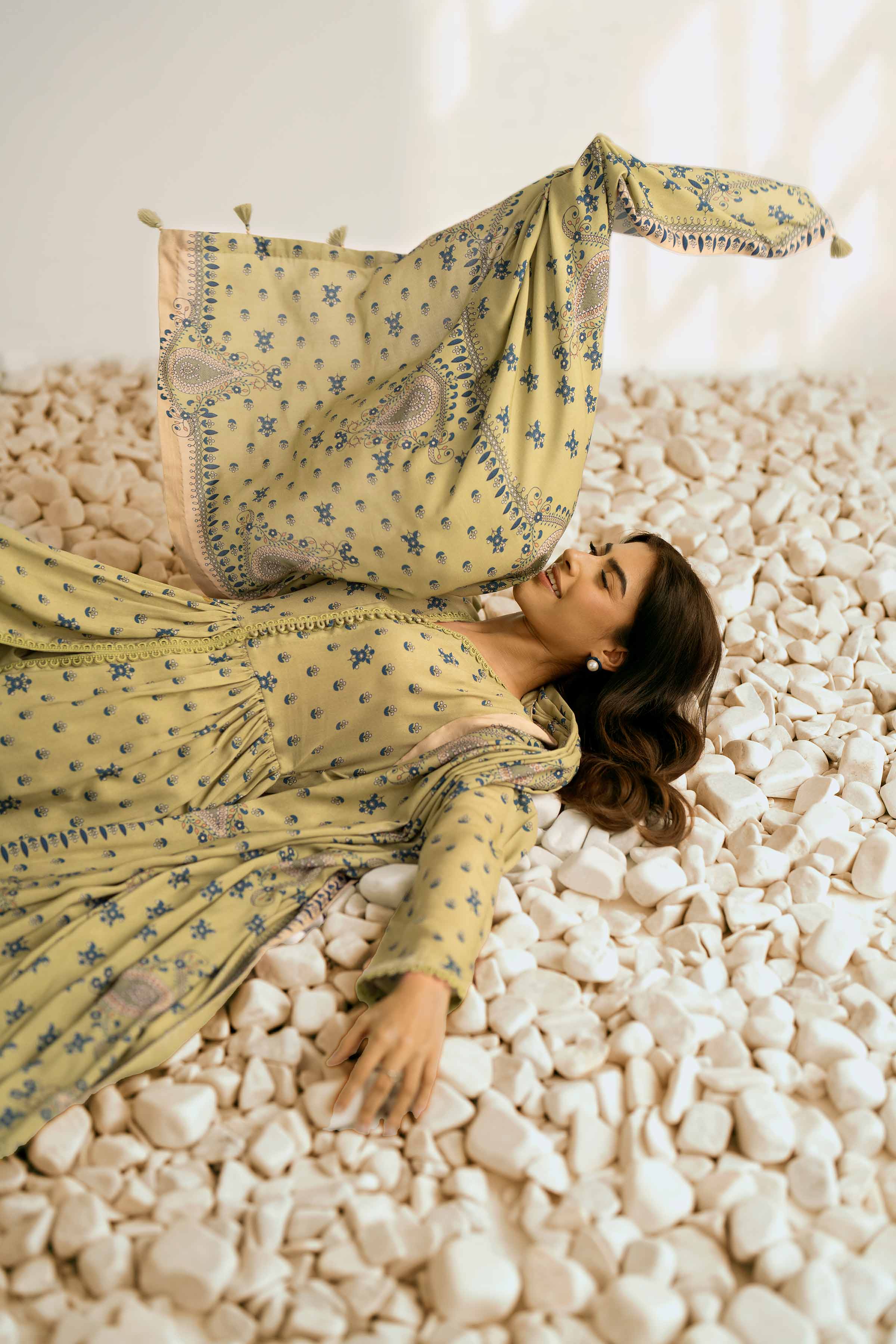 3 Piece - Printed Suit - 42502371 for Women - Unstitched Collection | Nishat | Shop Online