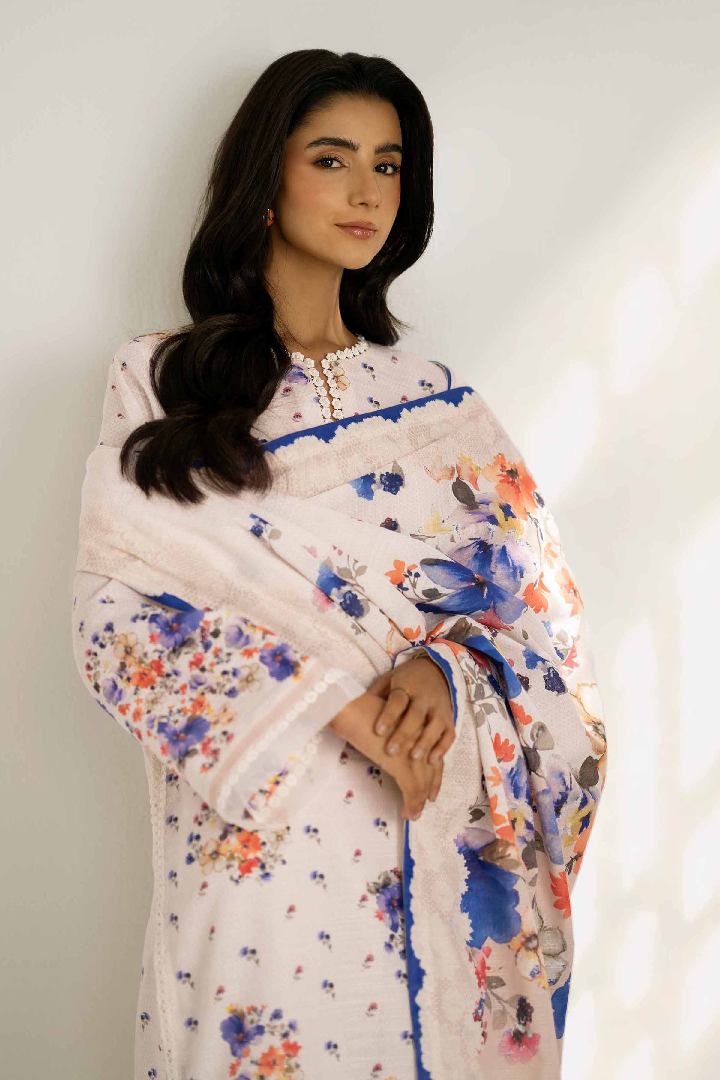 3 Piece - Digital Printed Suit - 42502414 for Women - Unstitched Collection | Nishat | Shop Online