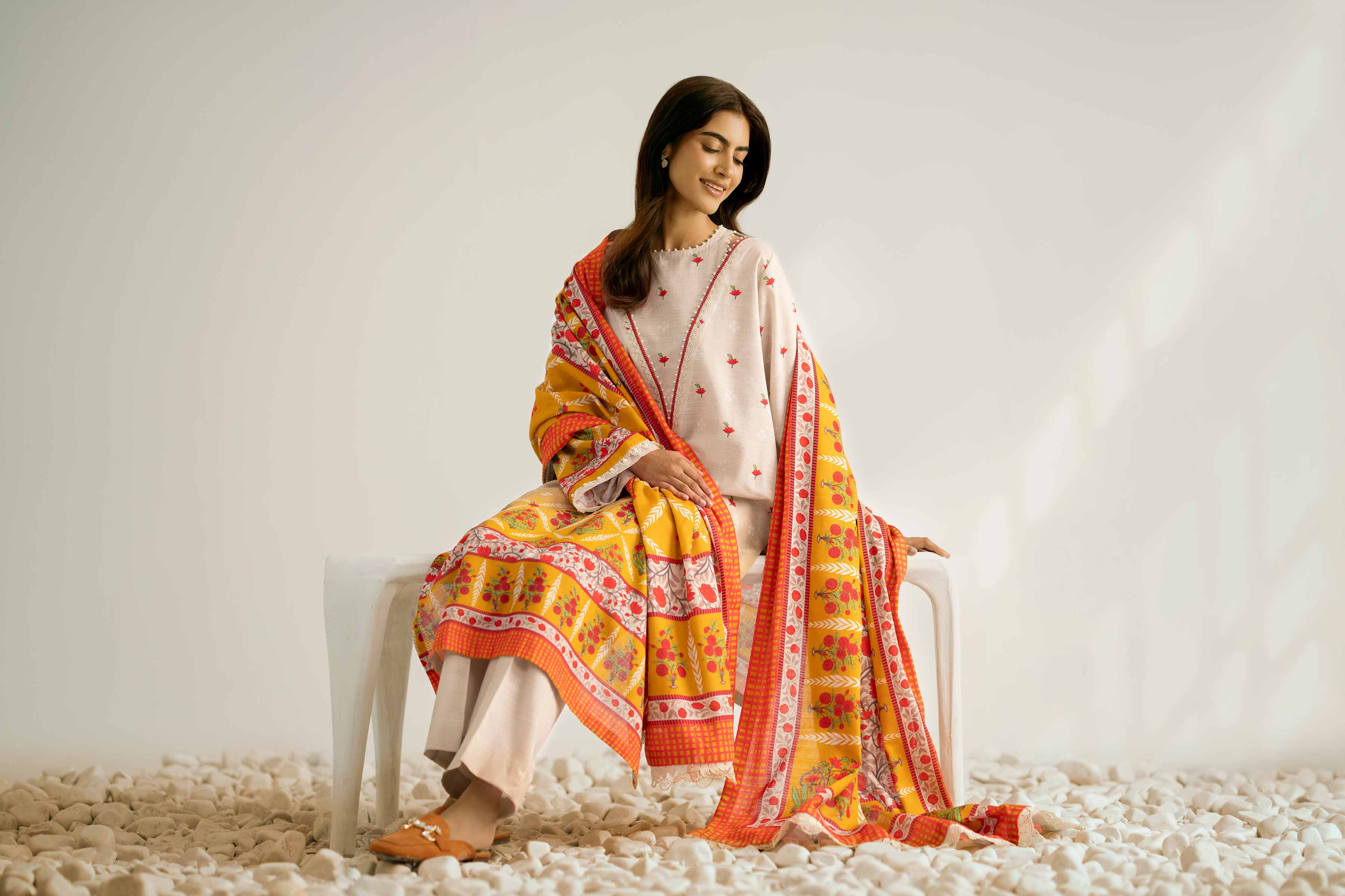 3 Piece - Digital Printed Suit - 42502416 for Women - Unstitched Collection | Nishat | Shop Online