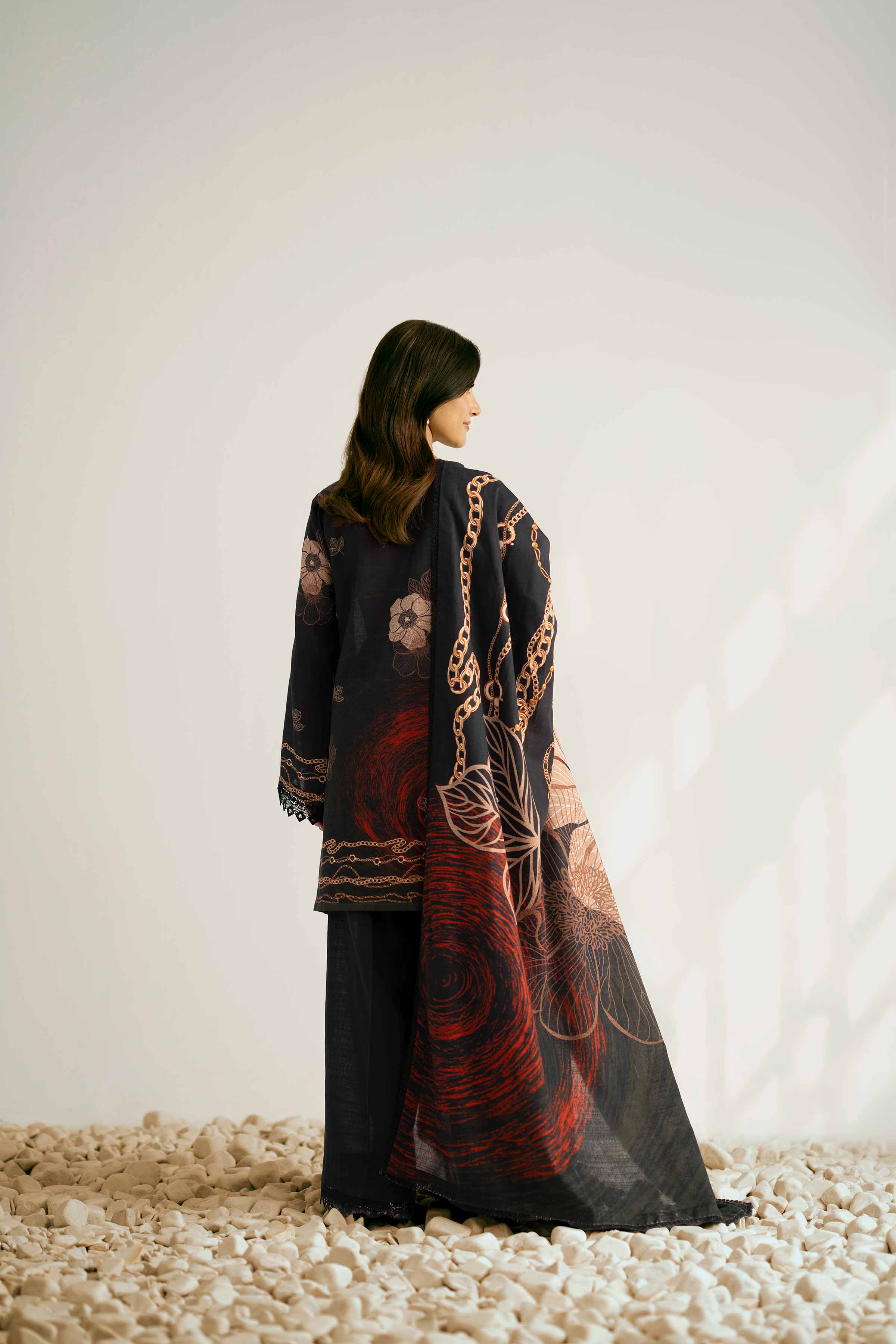 3 Piece - Digital Printed Suit - 42502421 for Women - Unstitched Collection | Nishat | Shop Online