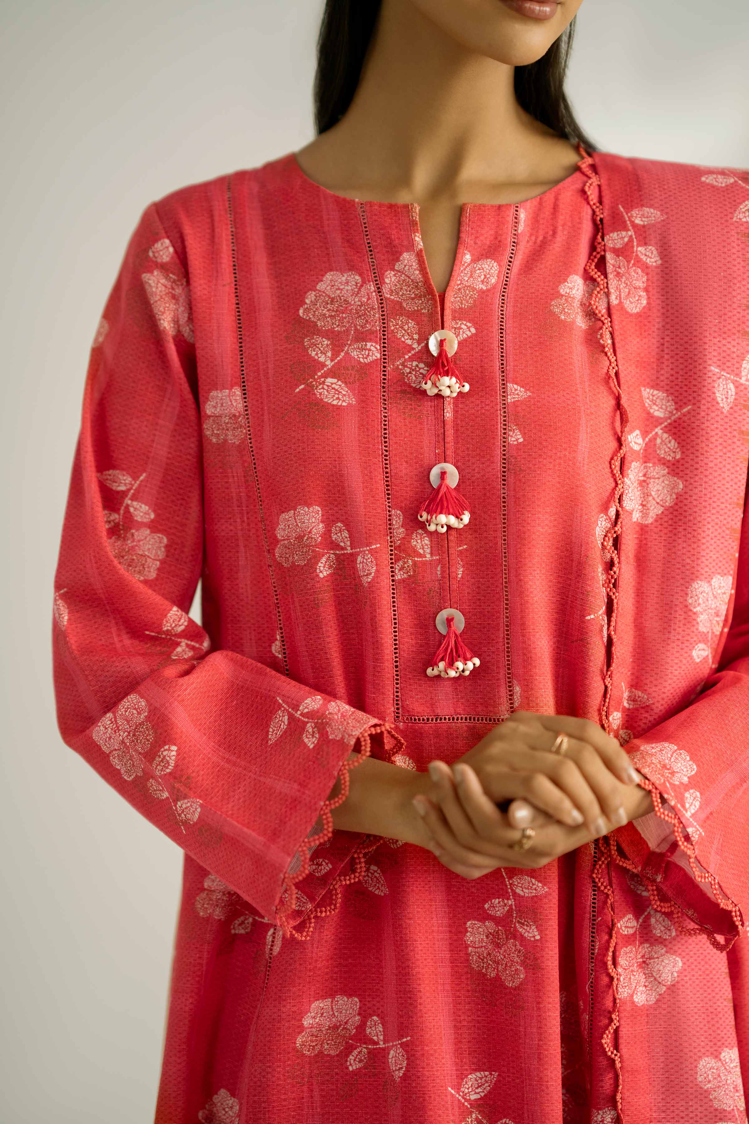 3 Piece - Printed Suit - 42502424 for Women - Unstitched Collection | Nishat | Shop Online