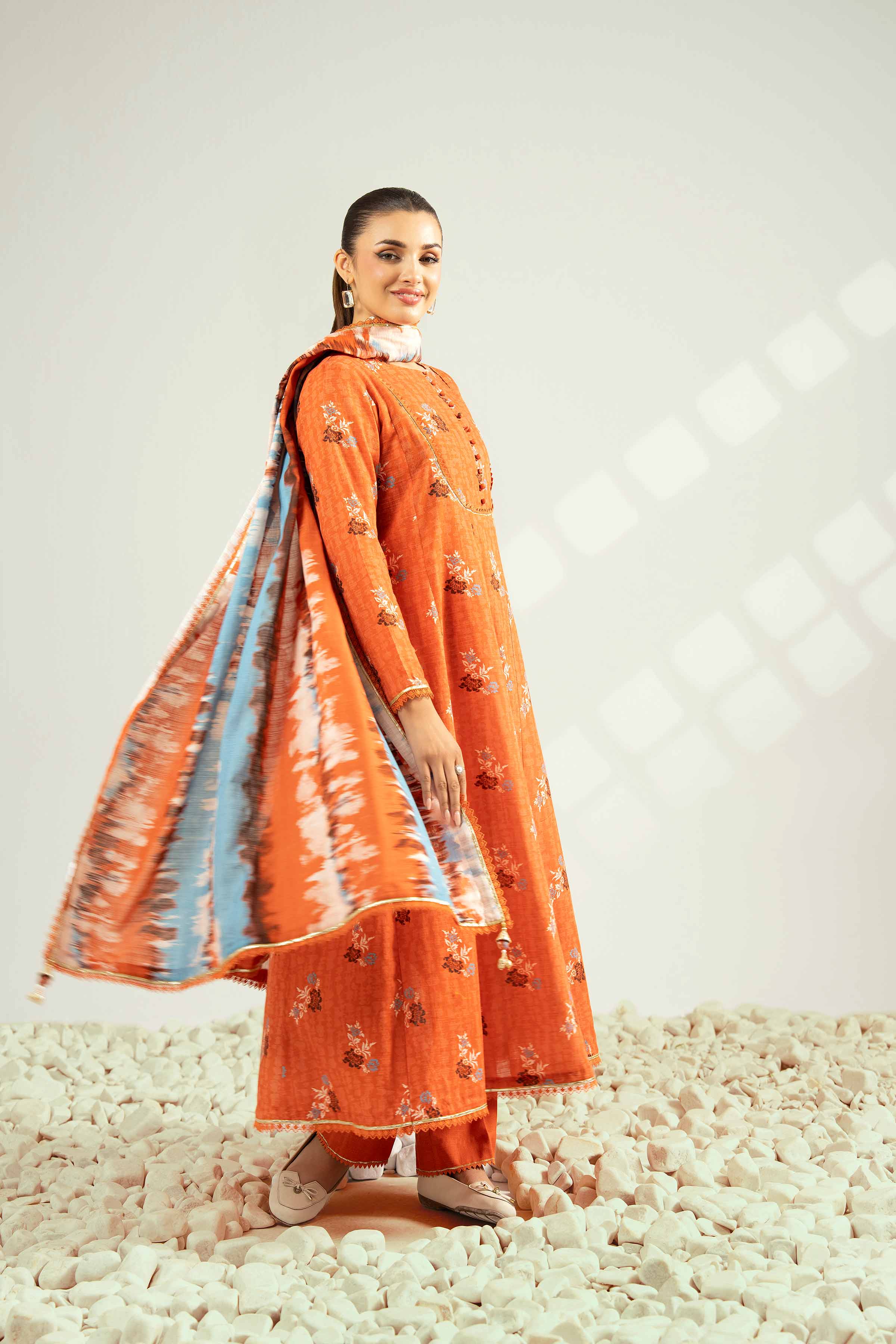 3 Piece - Printed Suit - 42502426 for Women - Unstitched Collection | Nishat | Shop Online