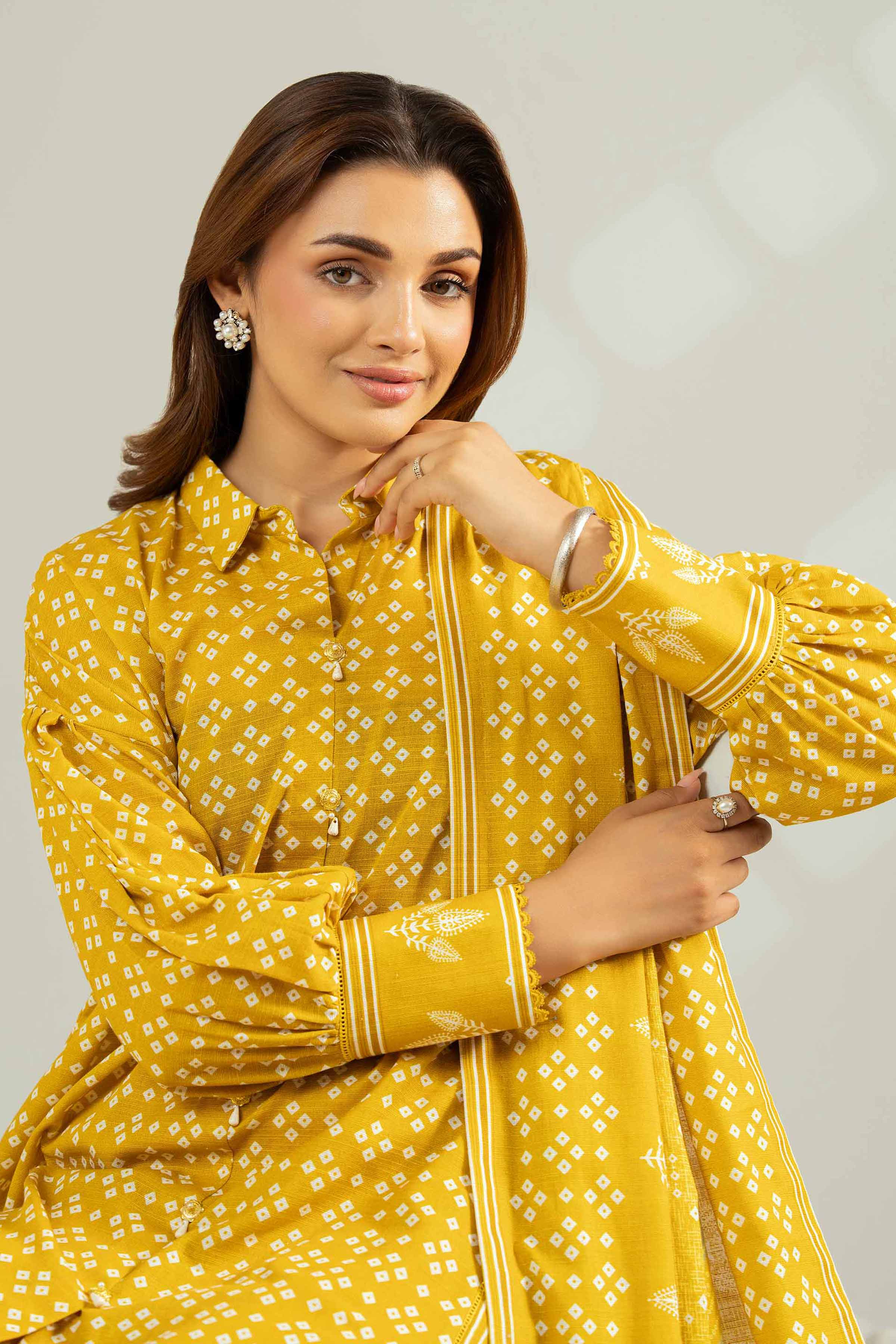 3 Piece - Printed Suit - 42502428 for Women - Unstitched Collection | Nishat | Shop Online