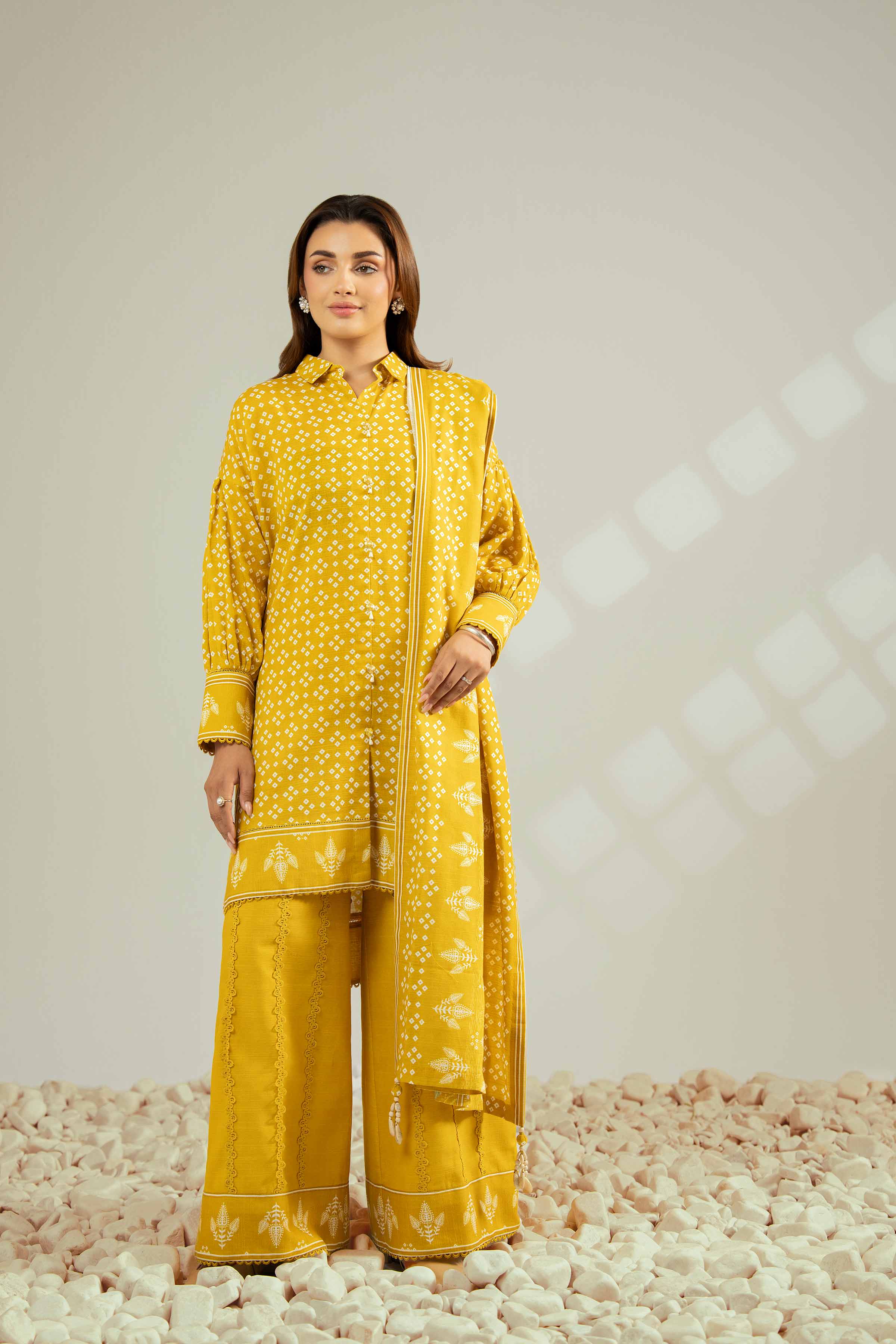 3 Piece - Printed Suit - 42502428 for Women - Unstitched Collection | Nishat | Shop Online