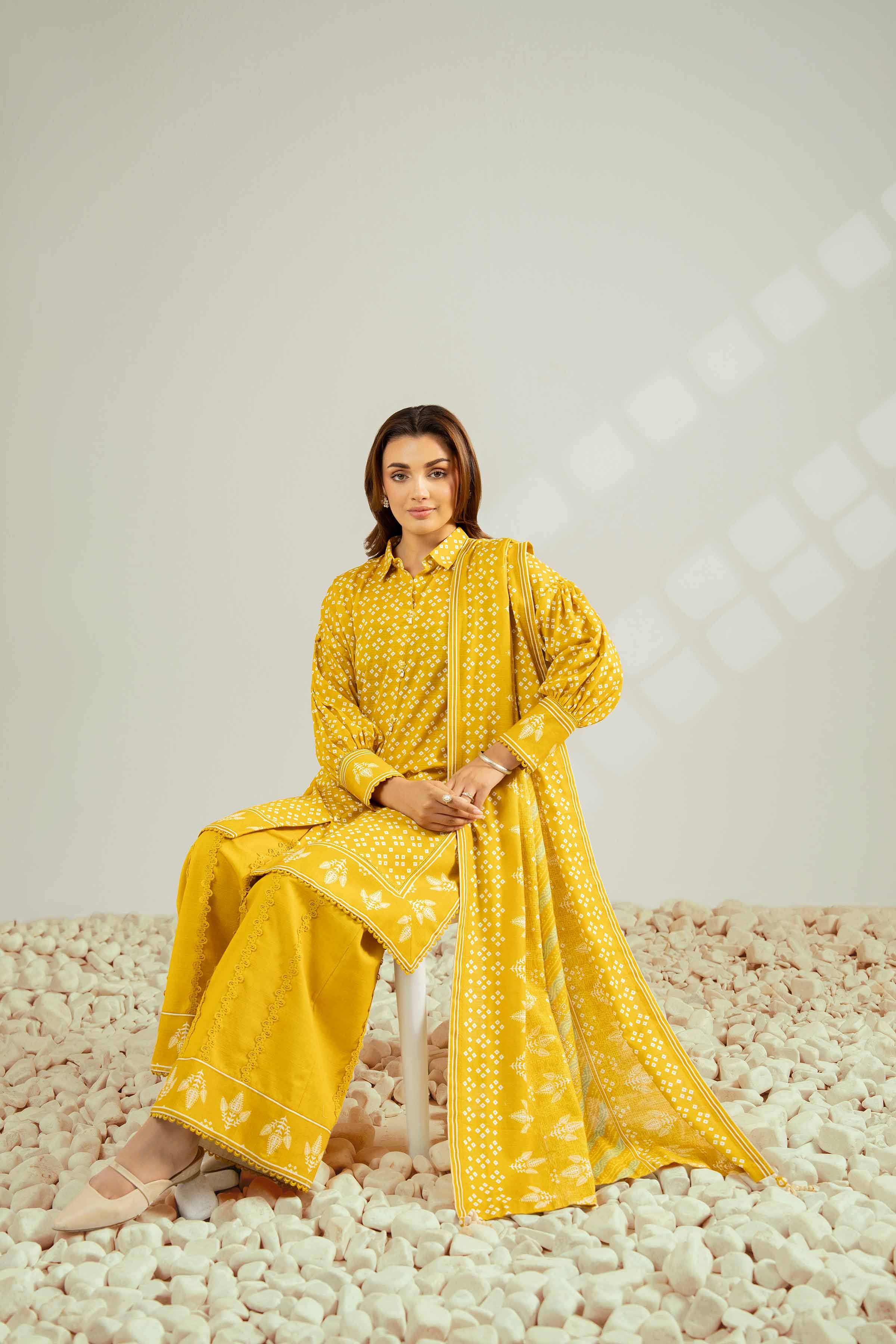 3 Piece - Printed Suit - 42502428 for Women - Unstitched Collection | Nishat | Shop Online
