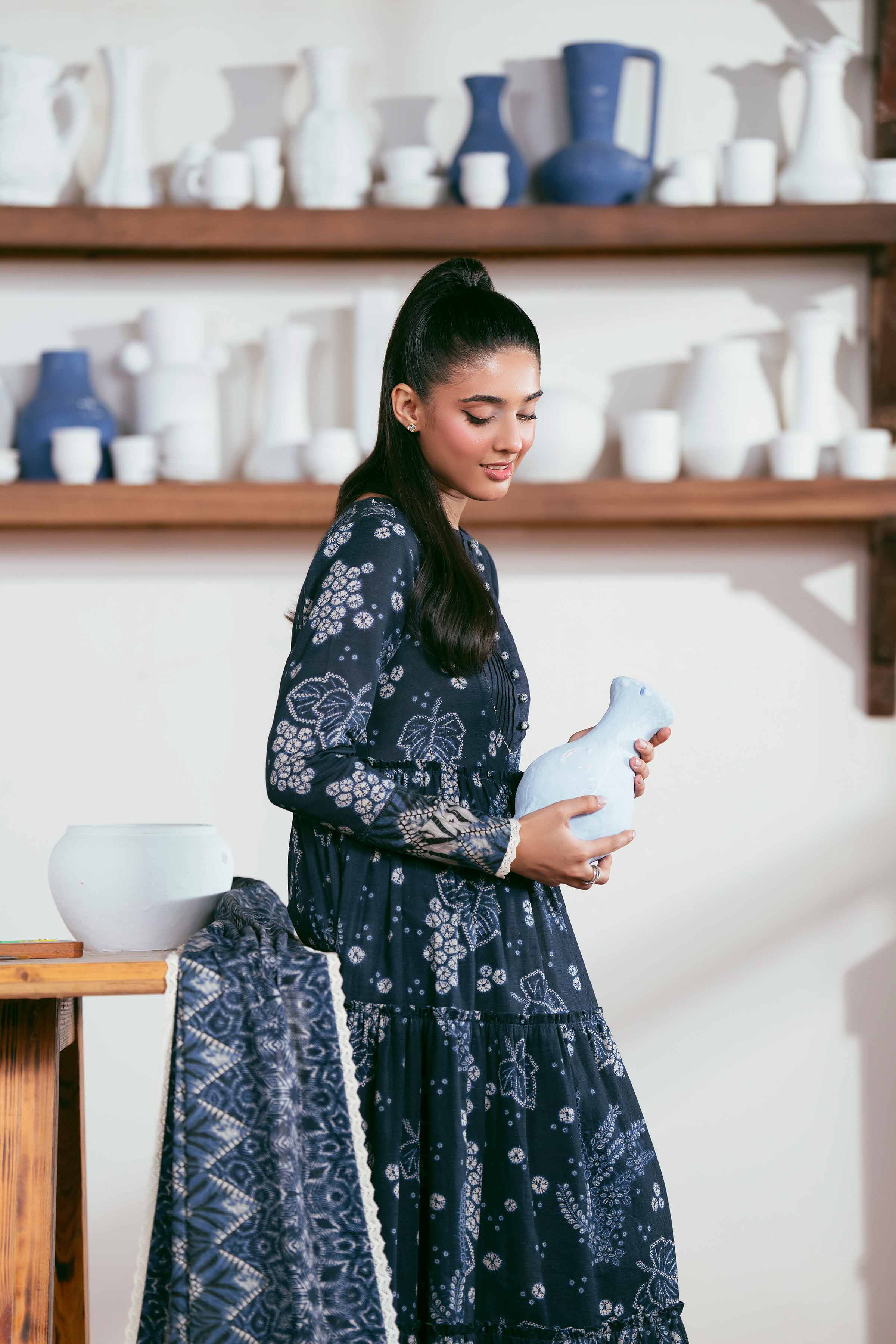 3 Piece - Printed Suit - 42502430 for Women - Unstitched Collection | Nishat | Shop Online