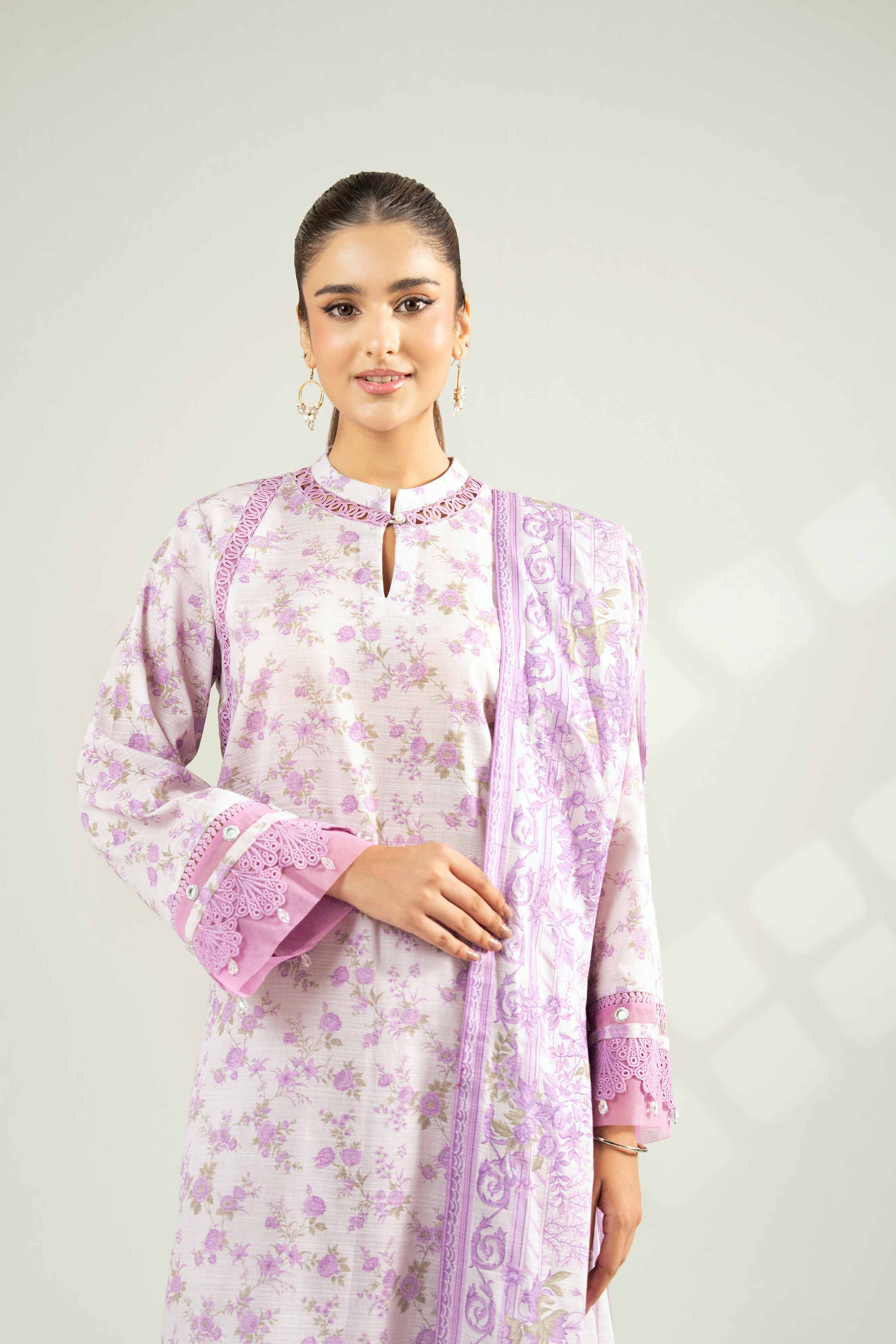 3 Piece - Printed Suit - 42502432 for Women - Unstitched Collection | Nishat | Shop Online