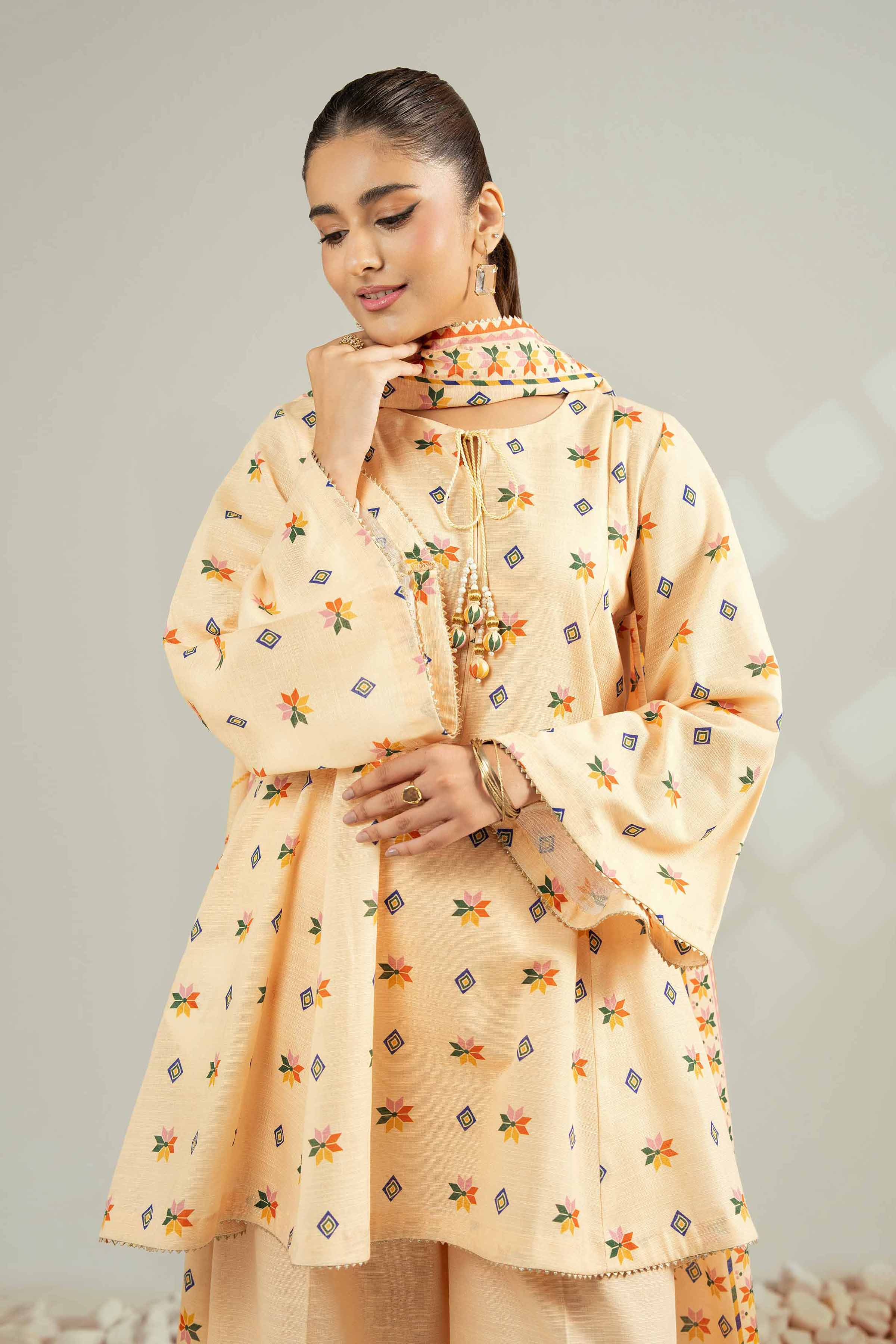 3 Piece - Printed Suit - 42502433 for Women - Unstitched Collection | Nishat | Shop Online