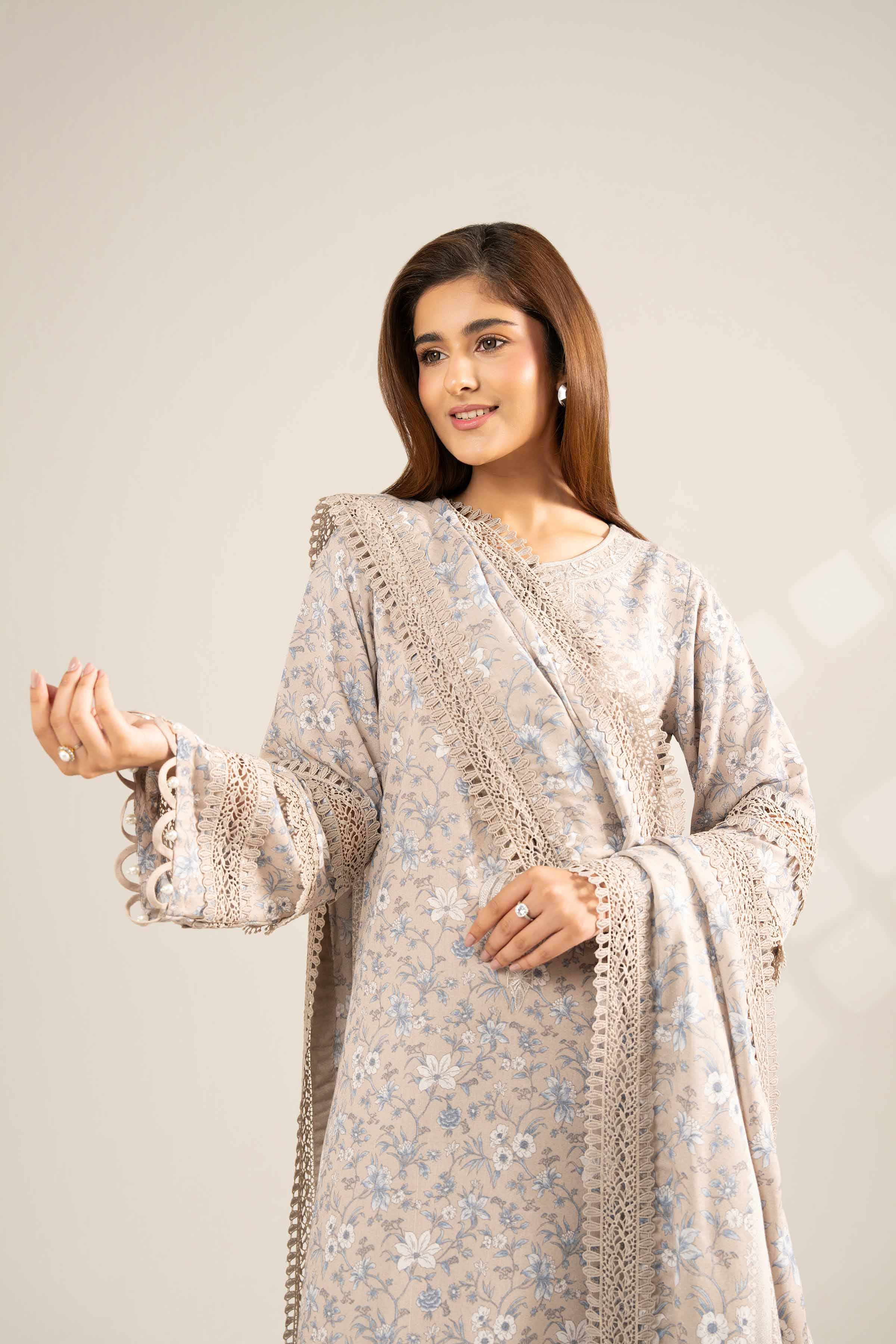 3 Piece - Embroidered Suit - 42502454 for Women - Unstitched Collection | Nishat | Shop Online