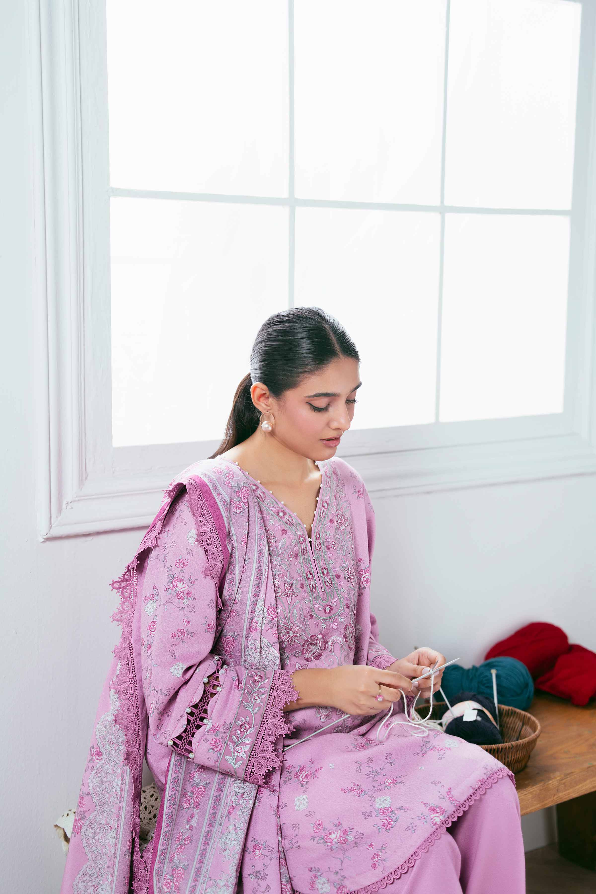 3 Piece - Embroidered Suit - 42502455 for Women - Unstitched Collection | Nishat | Shop Online