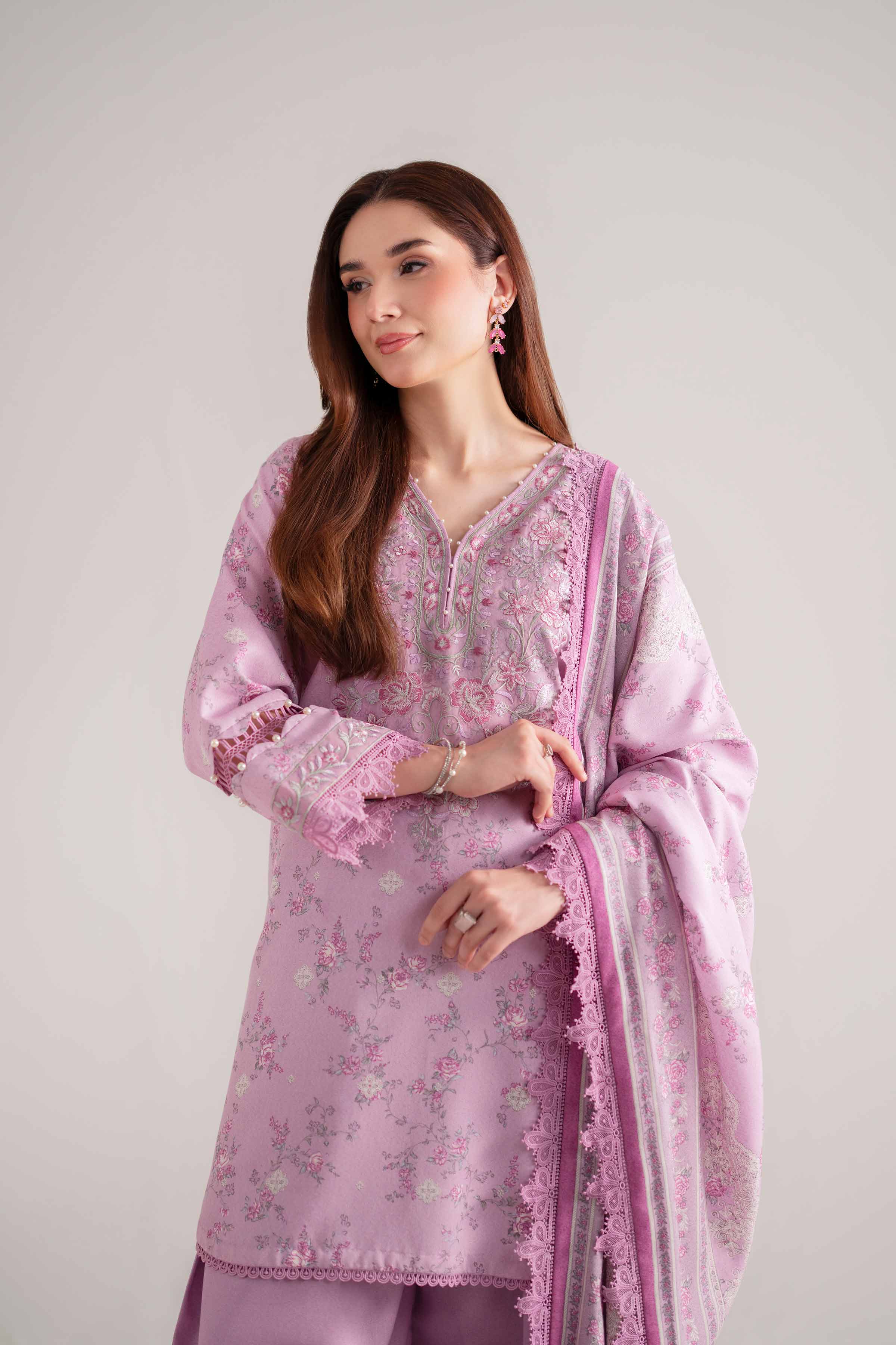 3 Piece - Embroidered Suit - 42502455 for Women - Unstitched Collection | Nishat | Shop Online