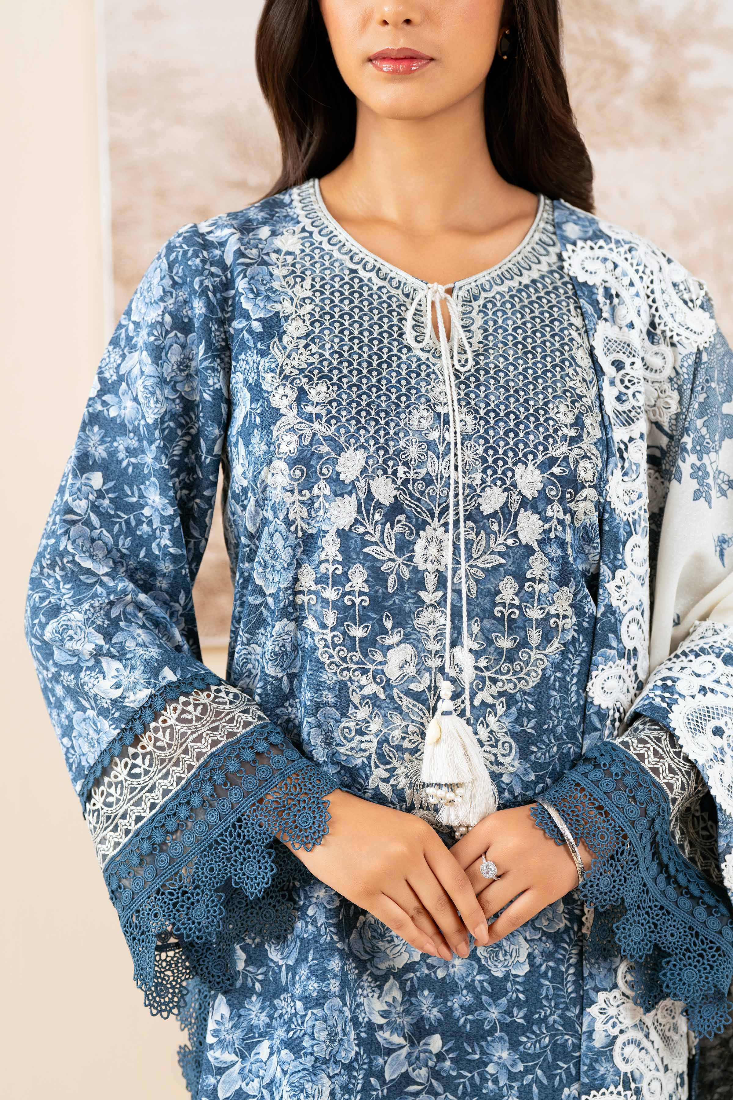 3 Piece - Embroidered Suit - 42502456 for Women - Unstitched Collection | Nishat | Shop Online