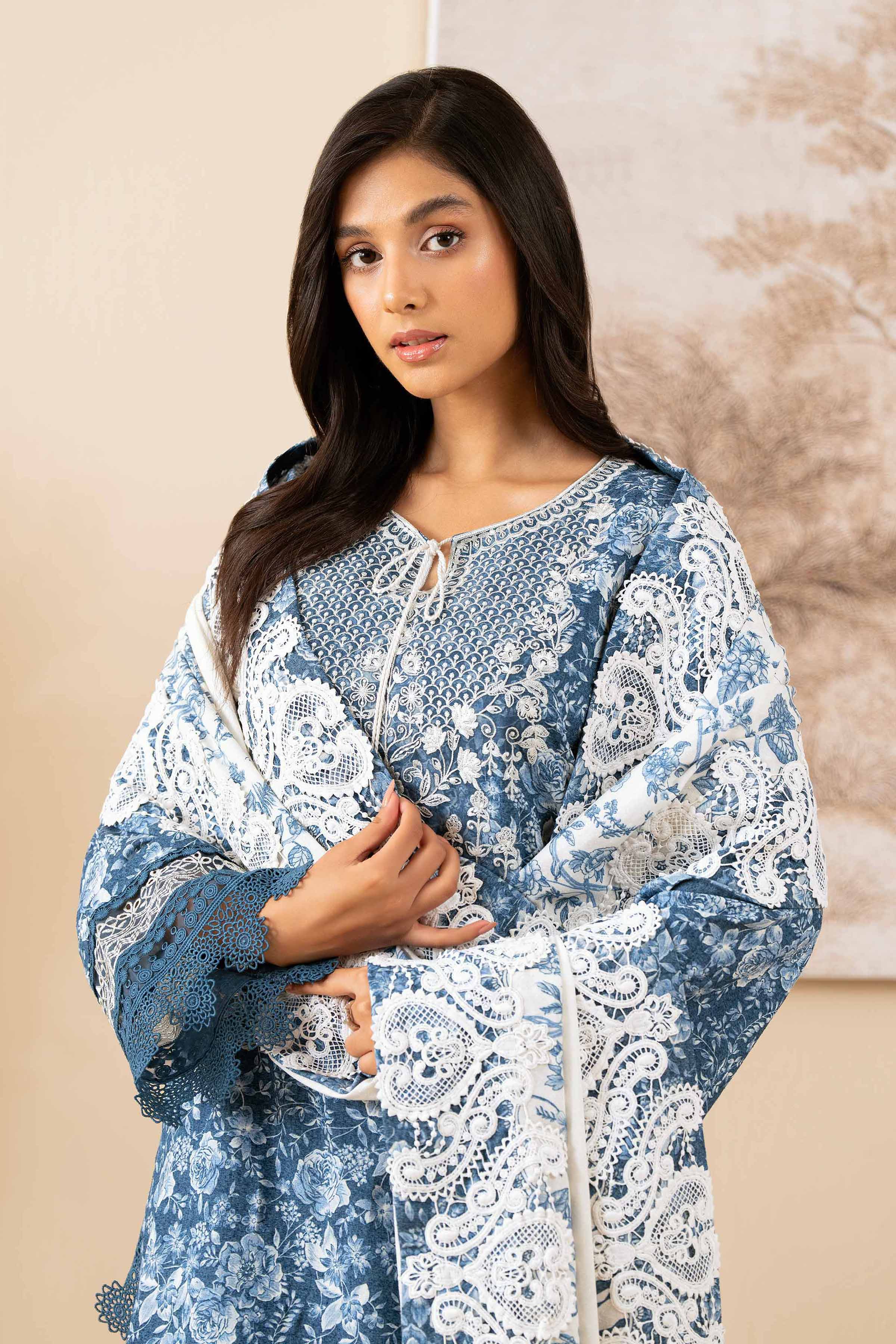 3 Piece - Embroidered Suit - 42502456 for Women - Unstitched Collection | Nishat | Shop Online