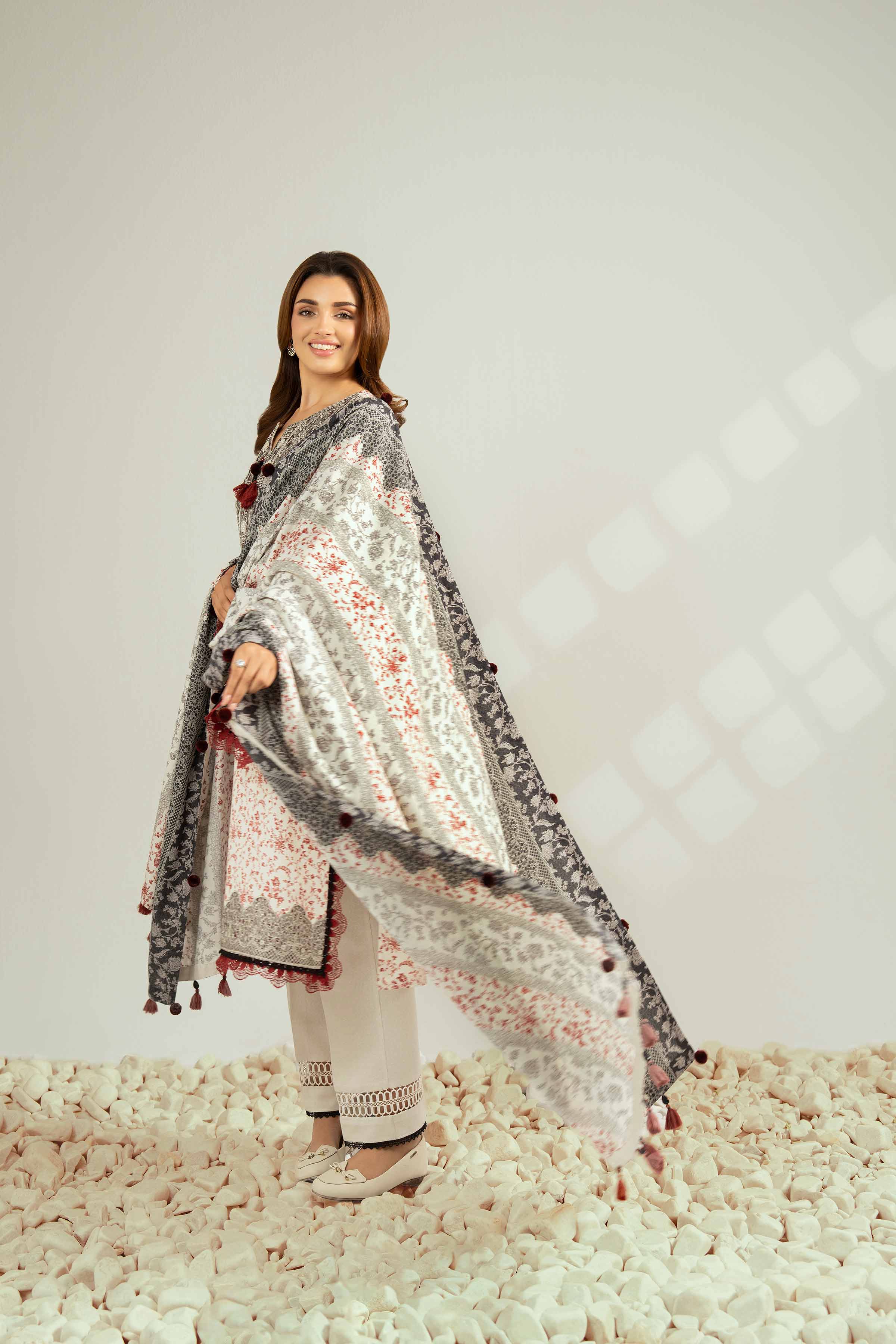 3 Piece - Embroidered Suit - 42502460 for Women - Unstitched Collection | Nishat | Shop Online