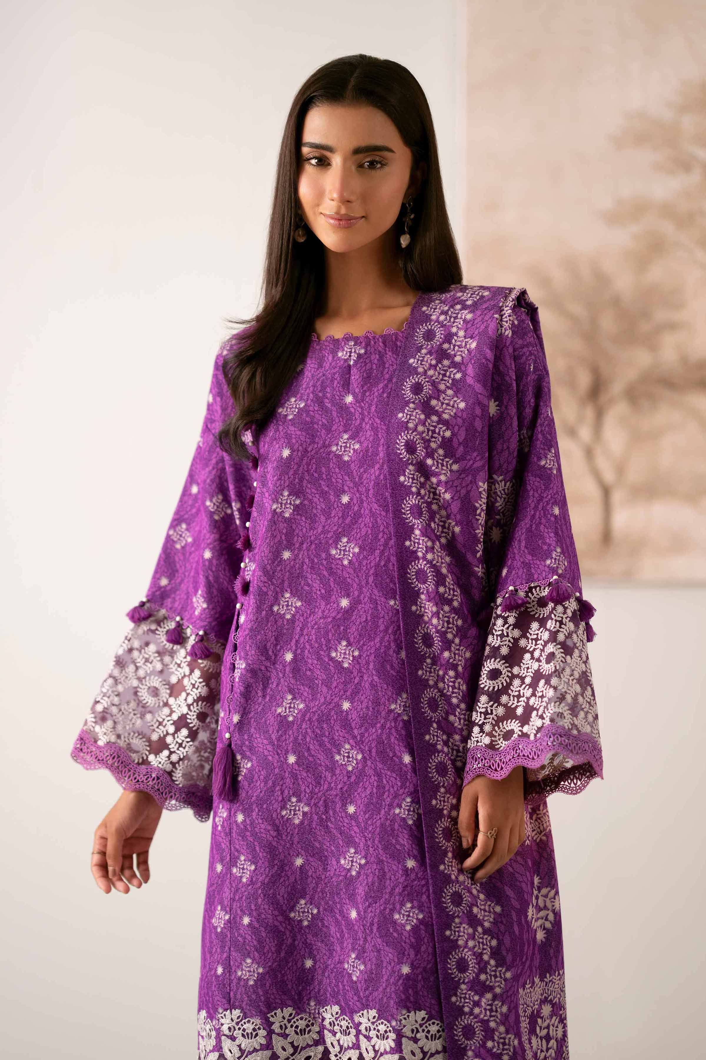 3 Piece - Embroidered Suit - 42502461 for Women - Unstitched Collection | Nishat | Shop Online