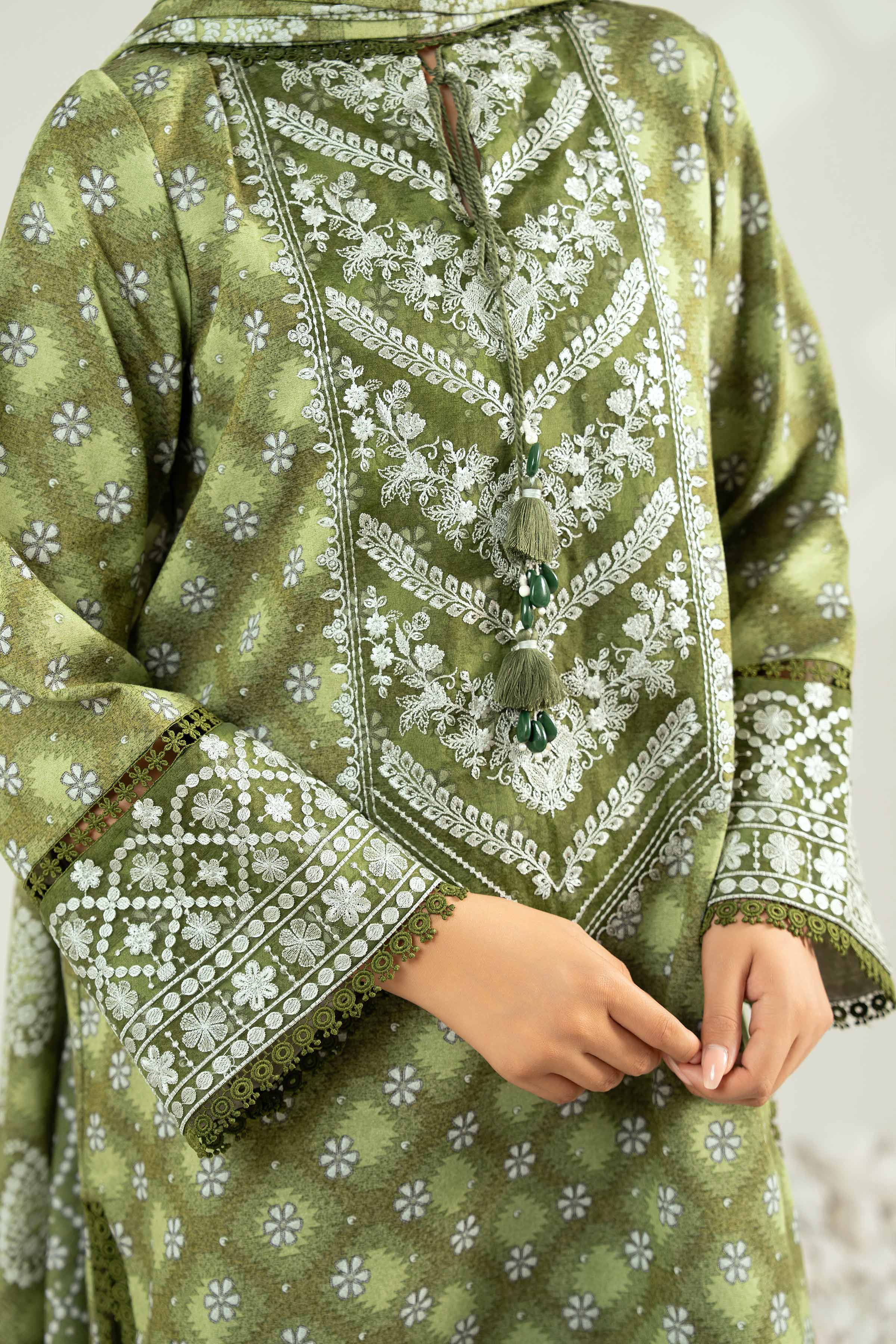 3 Piece - Embroidered Suit - 42502462 for Women - Unstitched Collection | Nishat | Shop Online