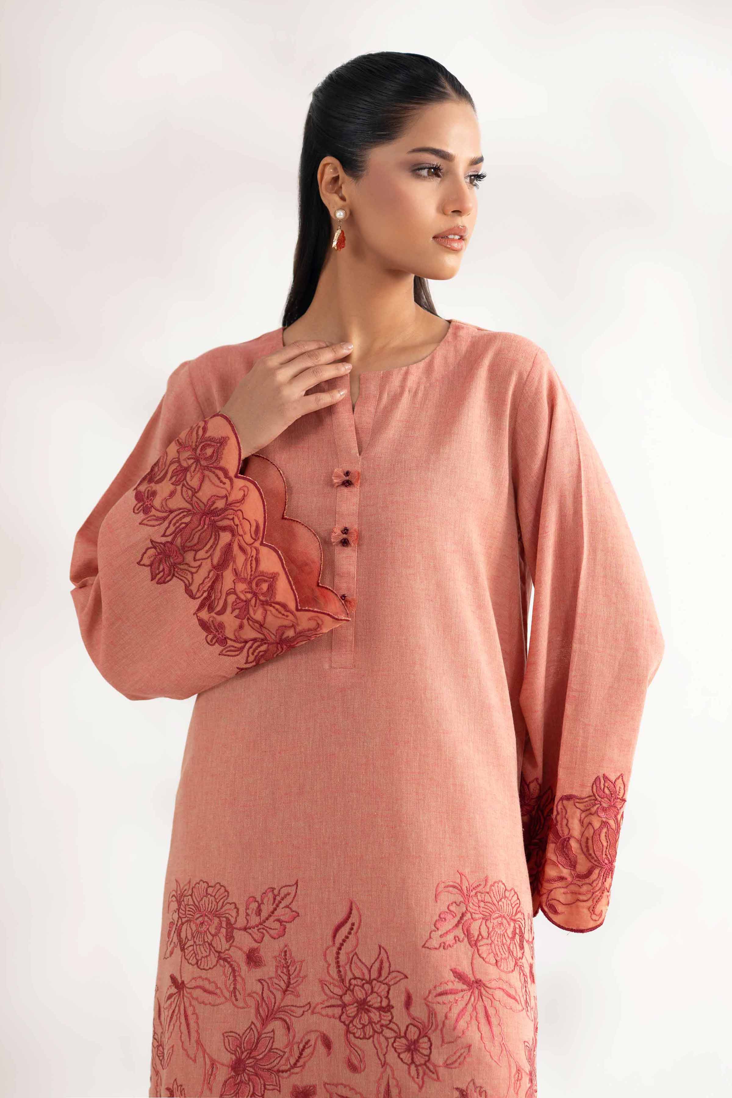 2 Piece - Embroidered Suit - 42502474 for Women - Unstitched Collection | Nishat | Shop Online